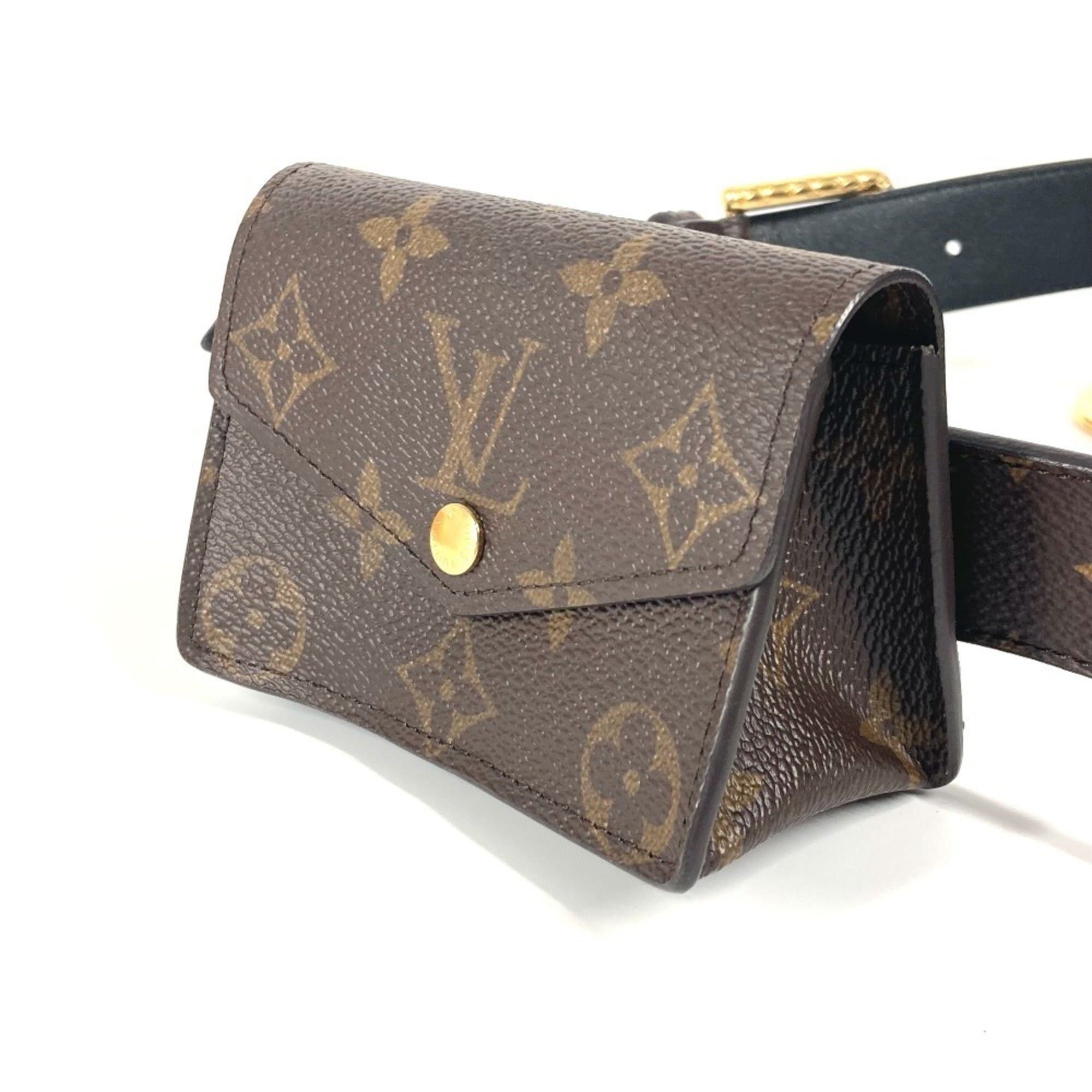 Louis Vuitton Brown Monogram Canvas Pouch Sling Bag (Pre-Owned)