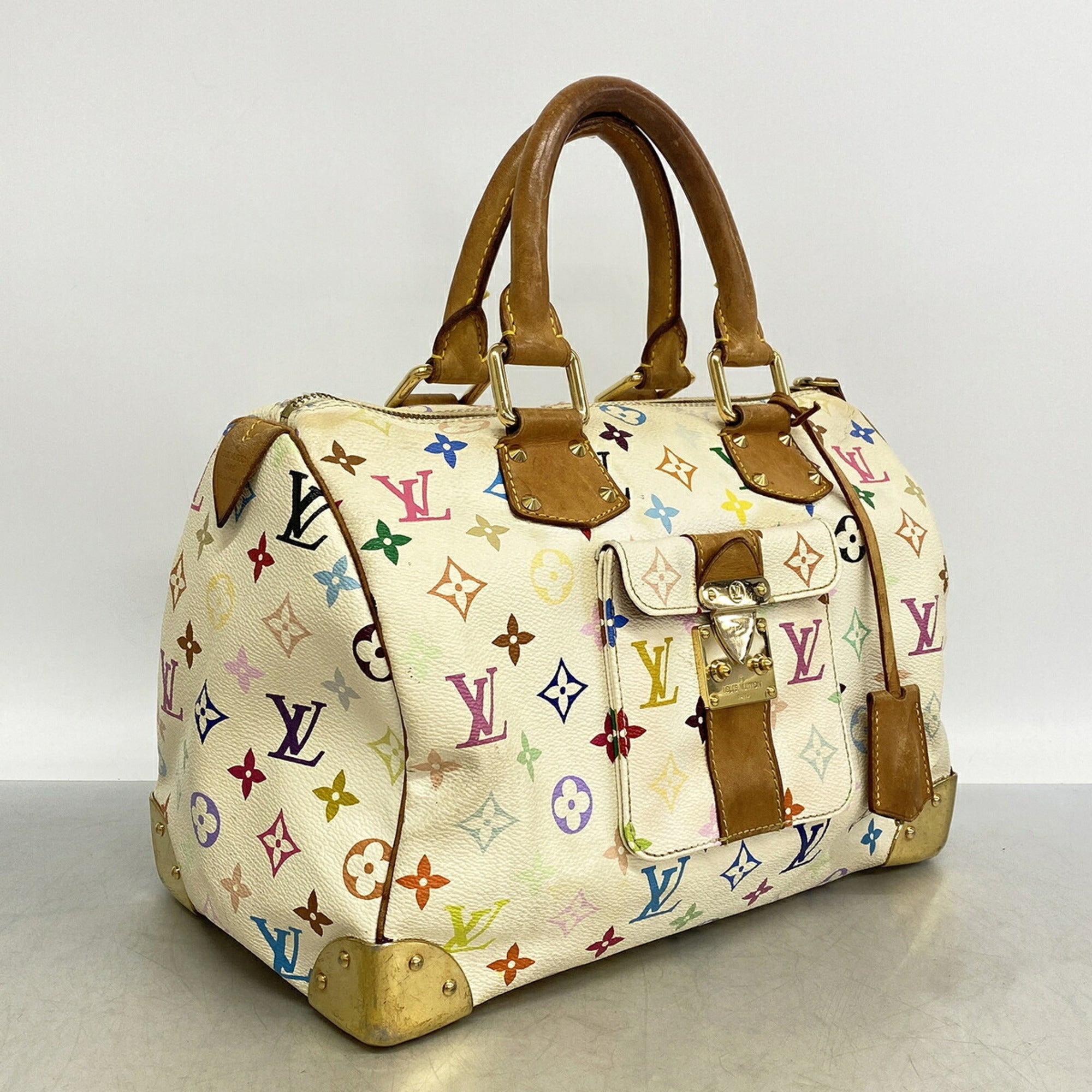 Louis Vuitton Blanc Handbag (Pre-Owned)