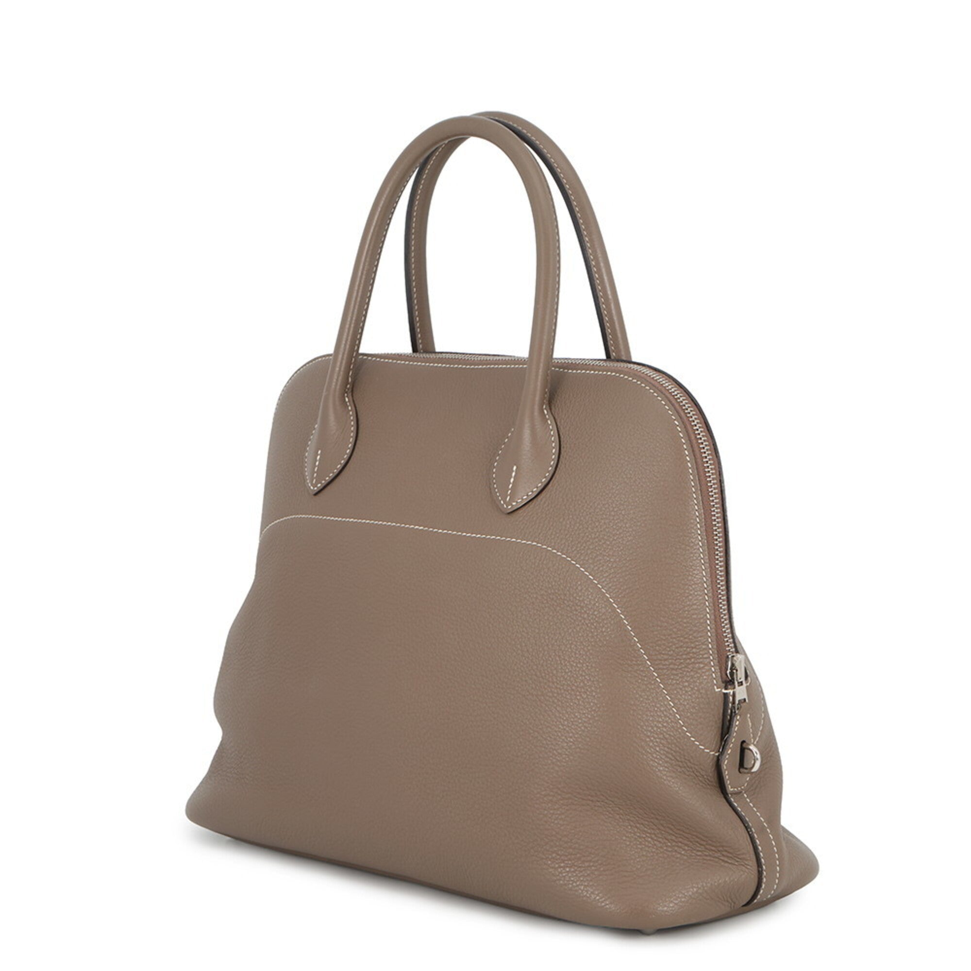 Hermes Etoupe Gray Handbag (Pre-Owned)