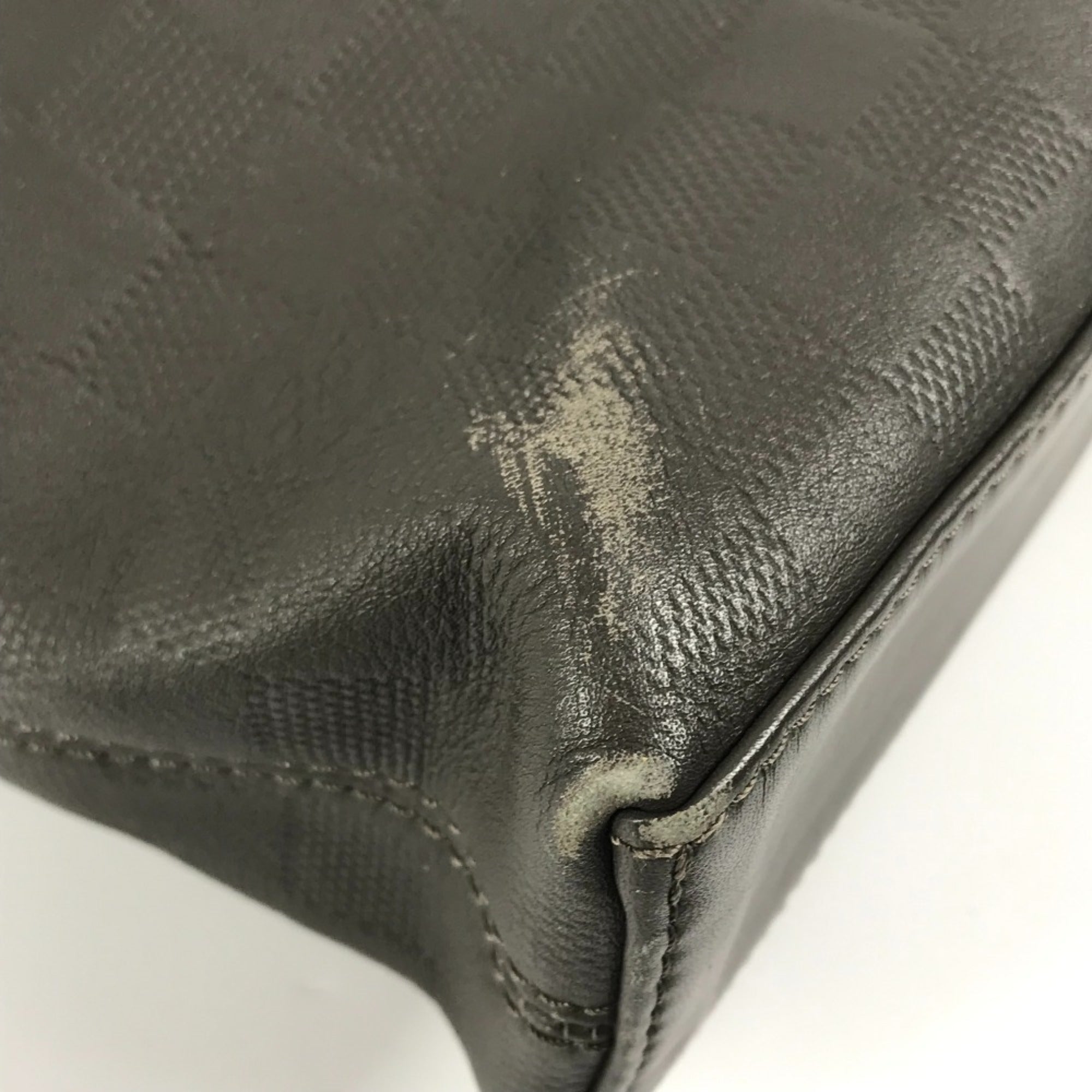 Louis Vuitton Grannis Grayish Damier Infini Briefcase Handbag Tote Bag (Pre-Owned)