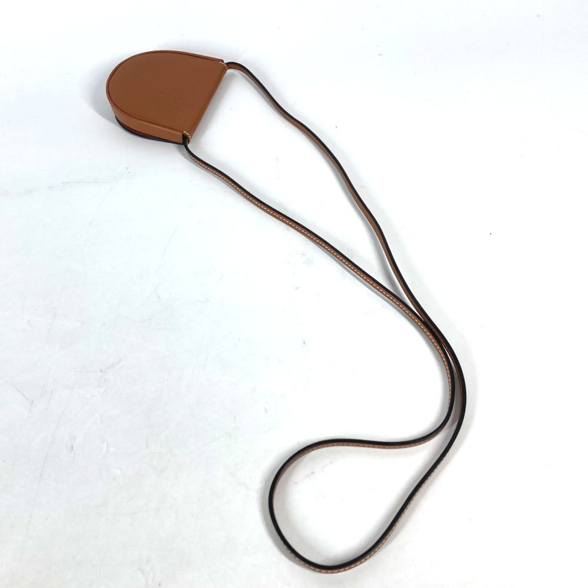 Loewe Brown Leather Coin Purse/Coin Case (Pre-Owned)