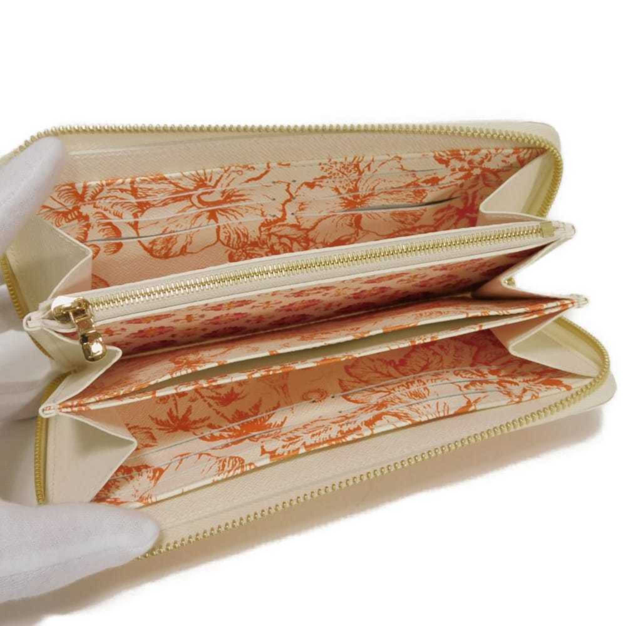 Louis Vuitton Coral Color Monogram Pink White Monogram Long Wallet (Bi-Fold) (Pre-Owned)