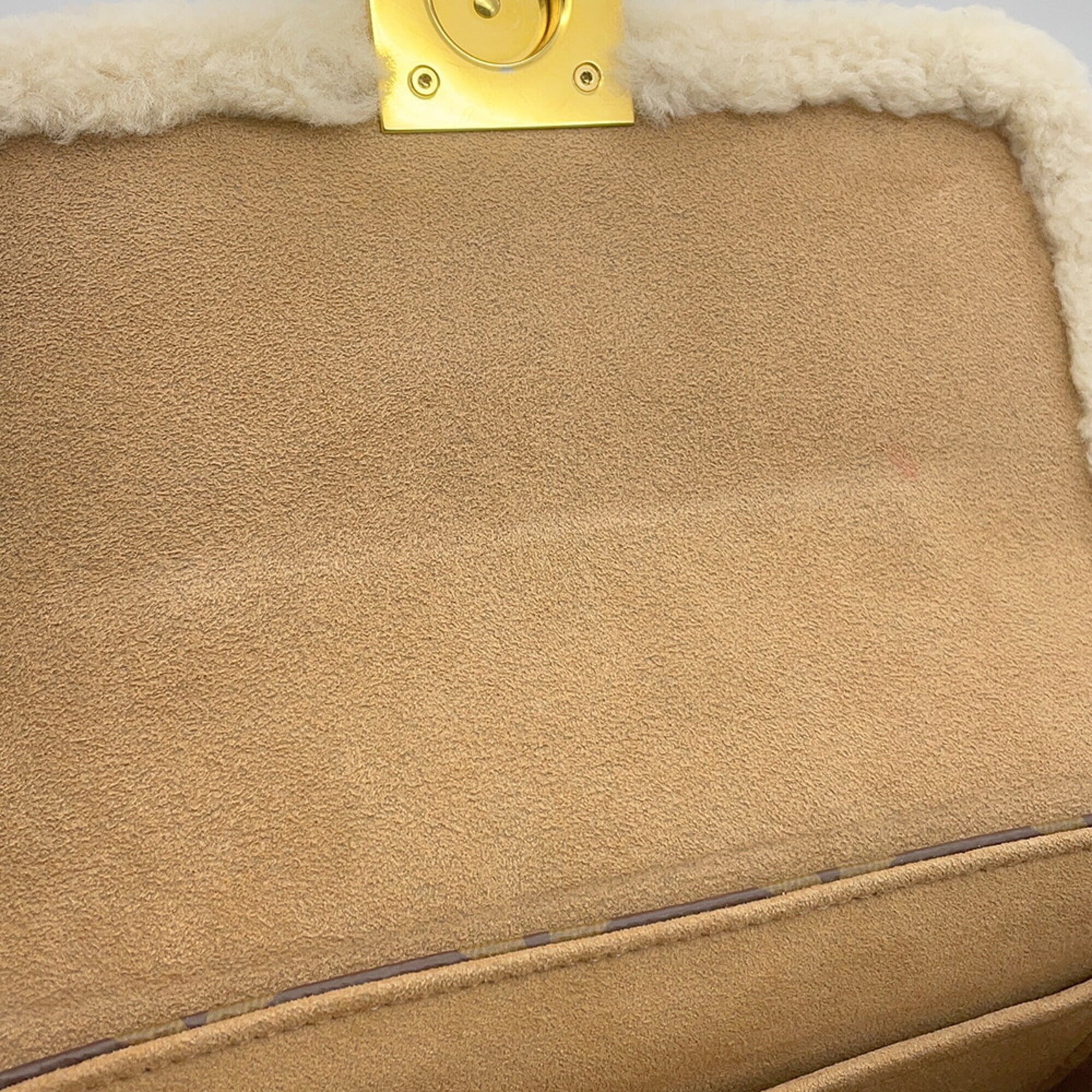 Louis Vuitton Brown Monogram Leather Handbag Shoulder Bag (Pre-Owned)