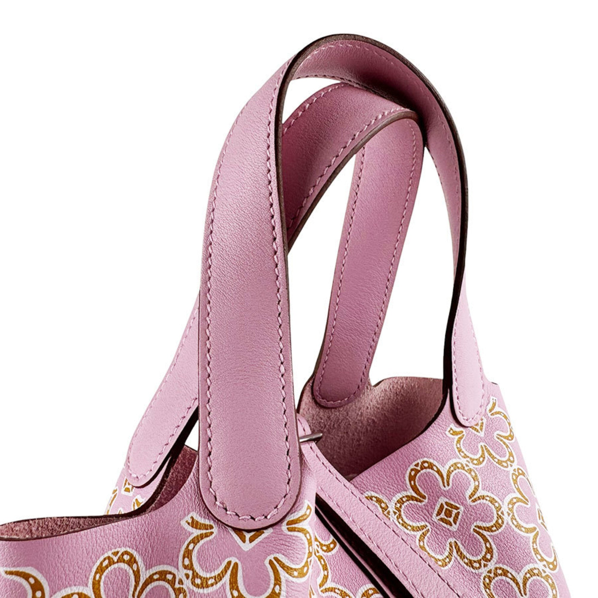 Hermes Pink Swift Leather Handbag (Pre-Owned)