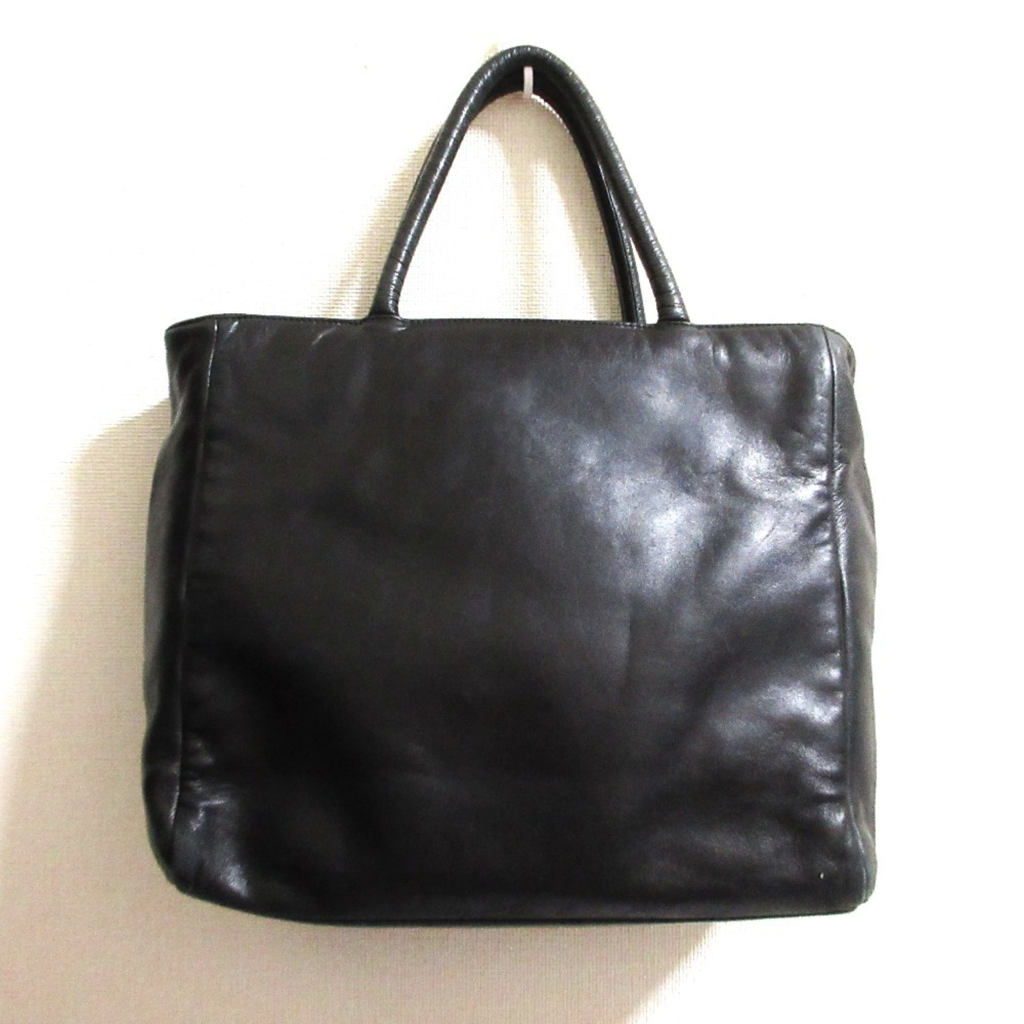 Prada Black Nappa Leather Tote Bag (Pre-Owned)