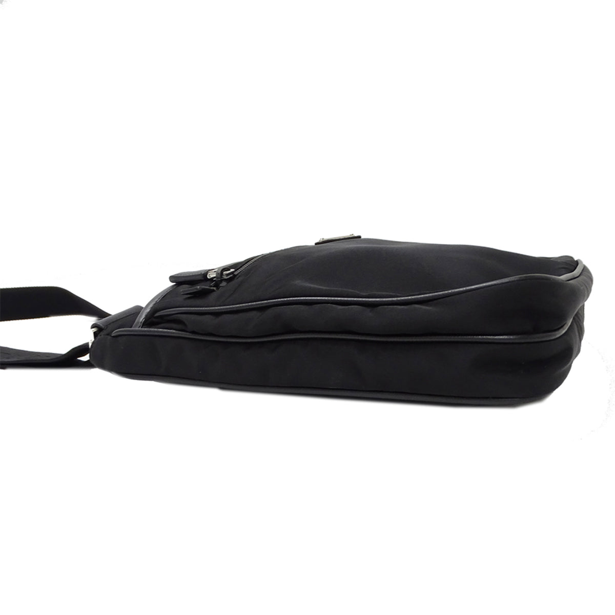Prada Black Nylon Handbag Shoulder Bag (Pre-Owned)