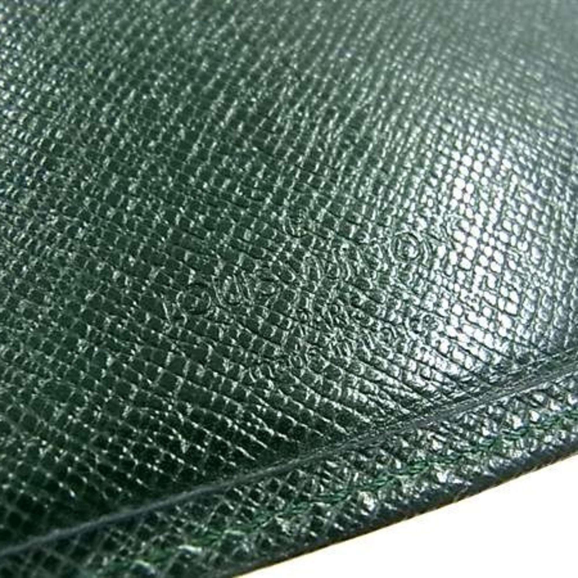 Louis Vuitton Episea Green Taiga Leather Wallet (Bi-Fold) (Pre-Owned)