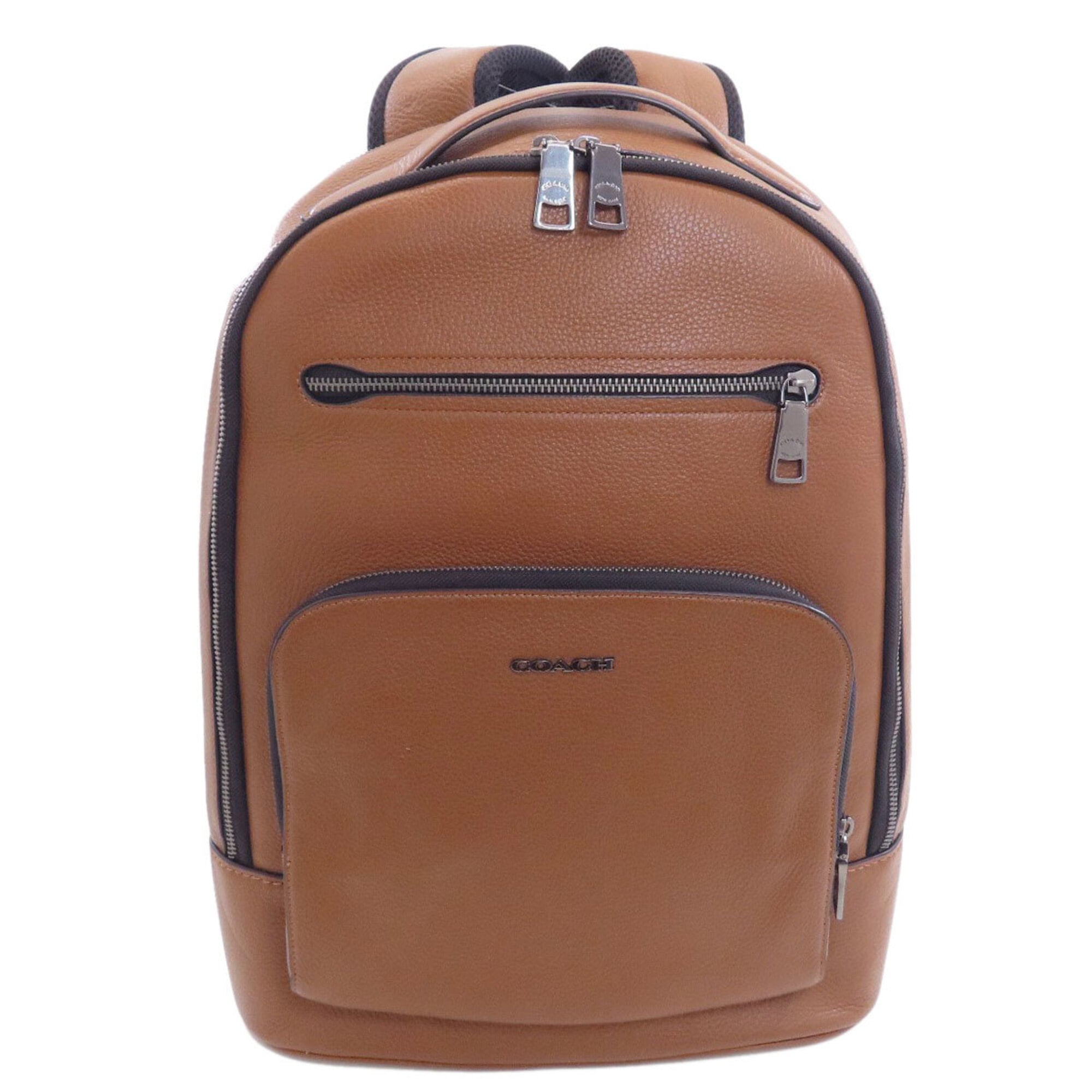 Coach Brown Leather Backpack (Pre-Owned)