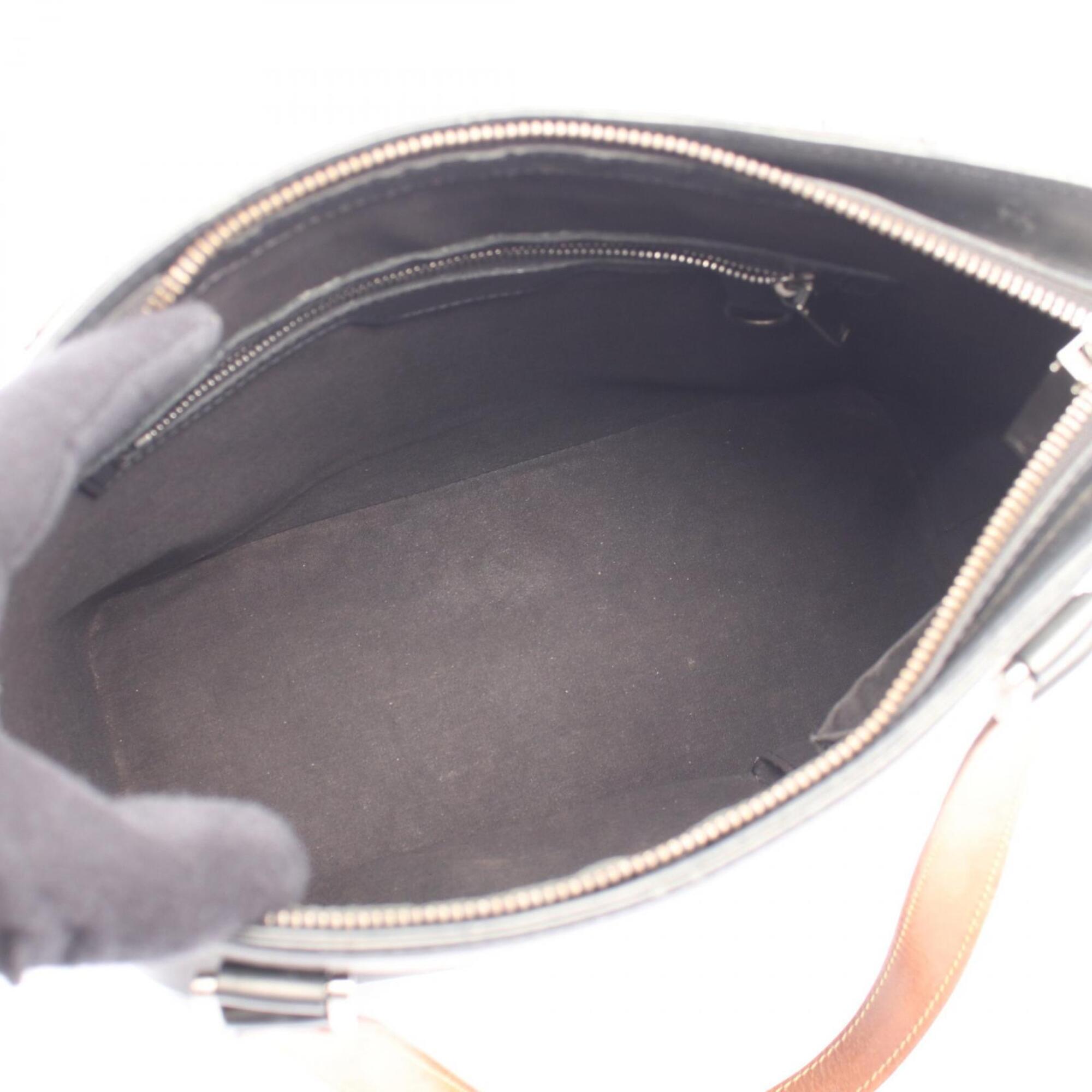 Louis Vuitton Black Noir Monogram Mat Handbag (Pre-Owned)