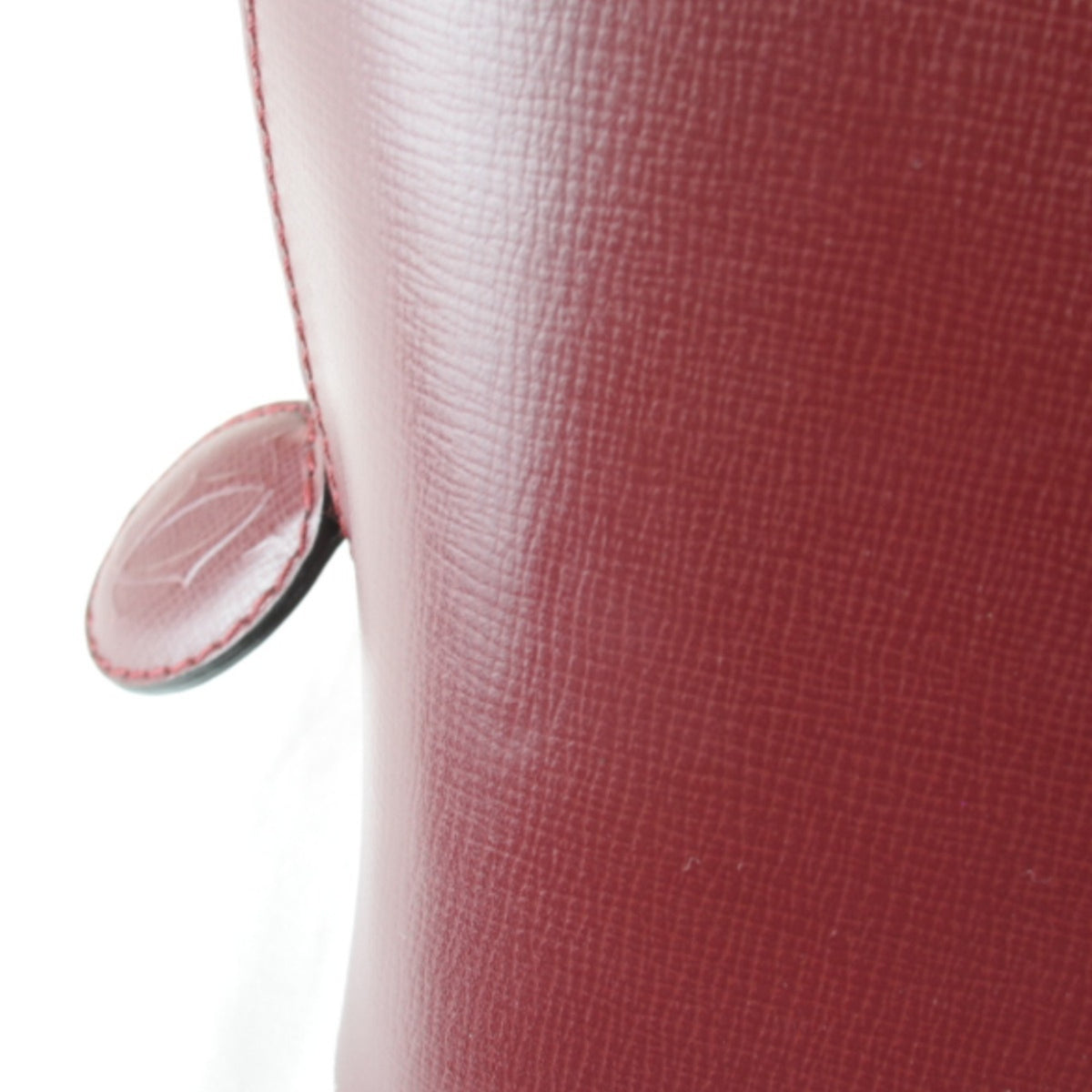 Cartier Must Wine Red Leather Handbag (Pre-Owned)