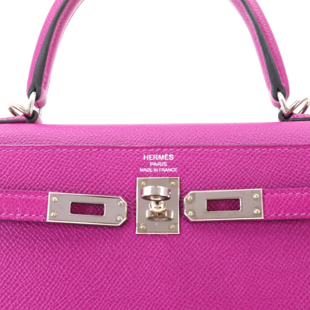 Hermes Kelly Rose Purple Epsom Leather Handbag (Pre-Owned)