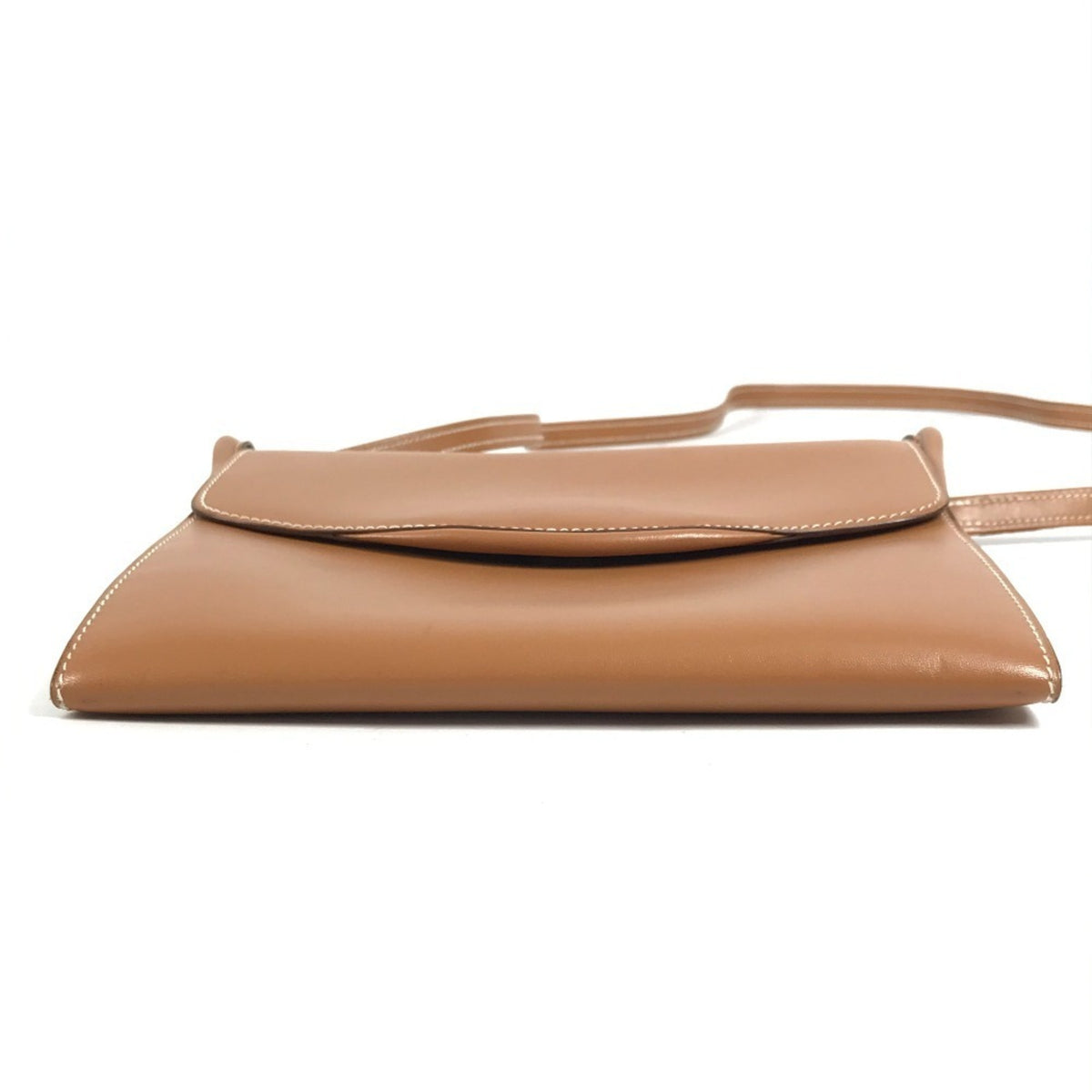 Hermes Brown Natural Chamonix Leather Shoulder Bag (Pre-Owned)