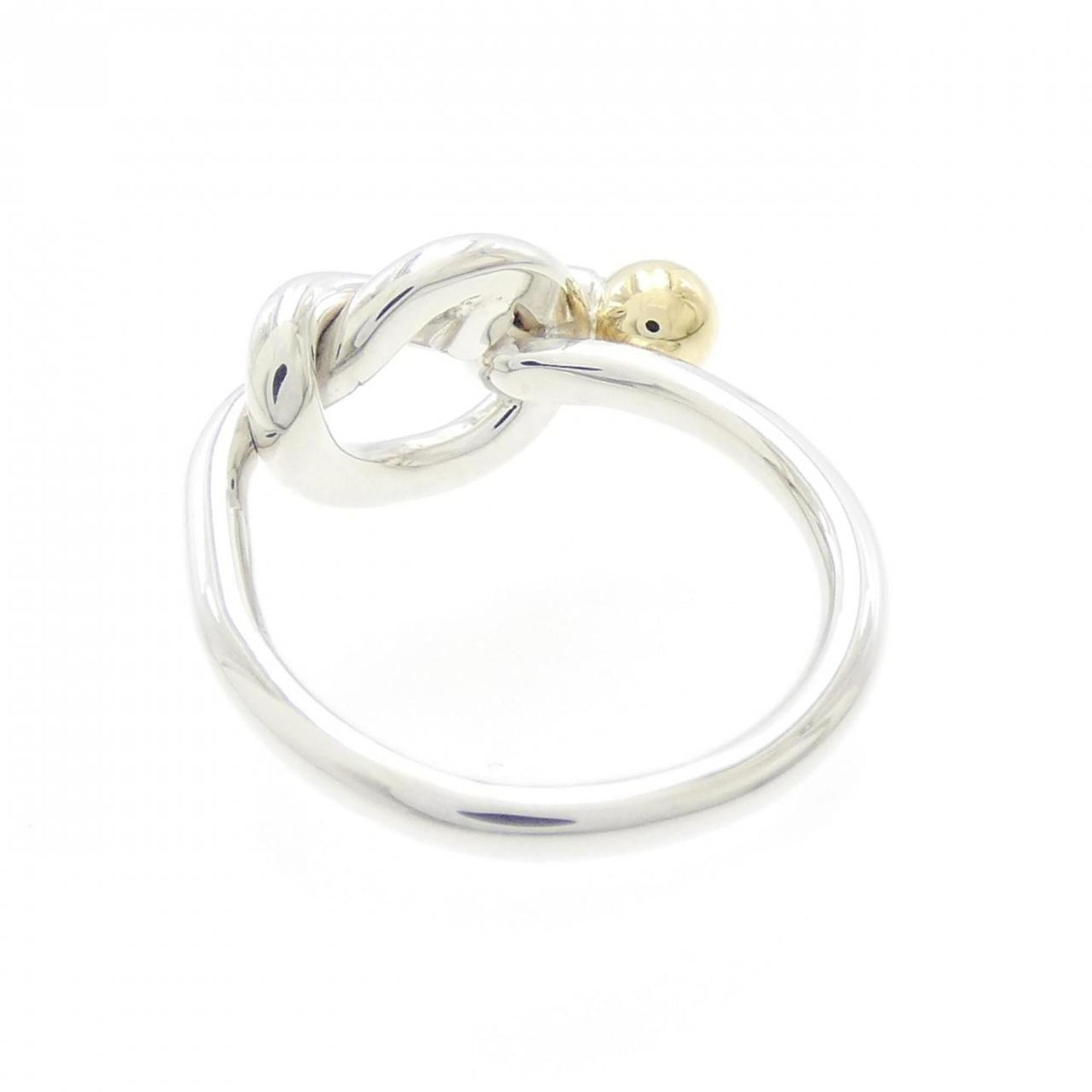 Tiffany Yellow Gold (18K) Silver 925 Band Ring (Pre-Owned)