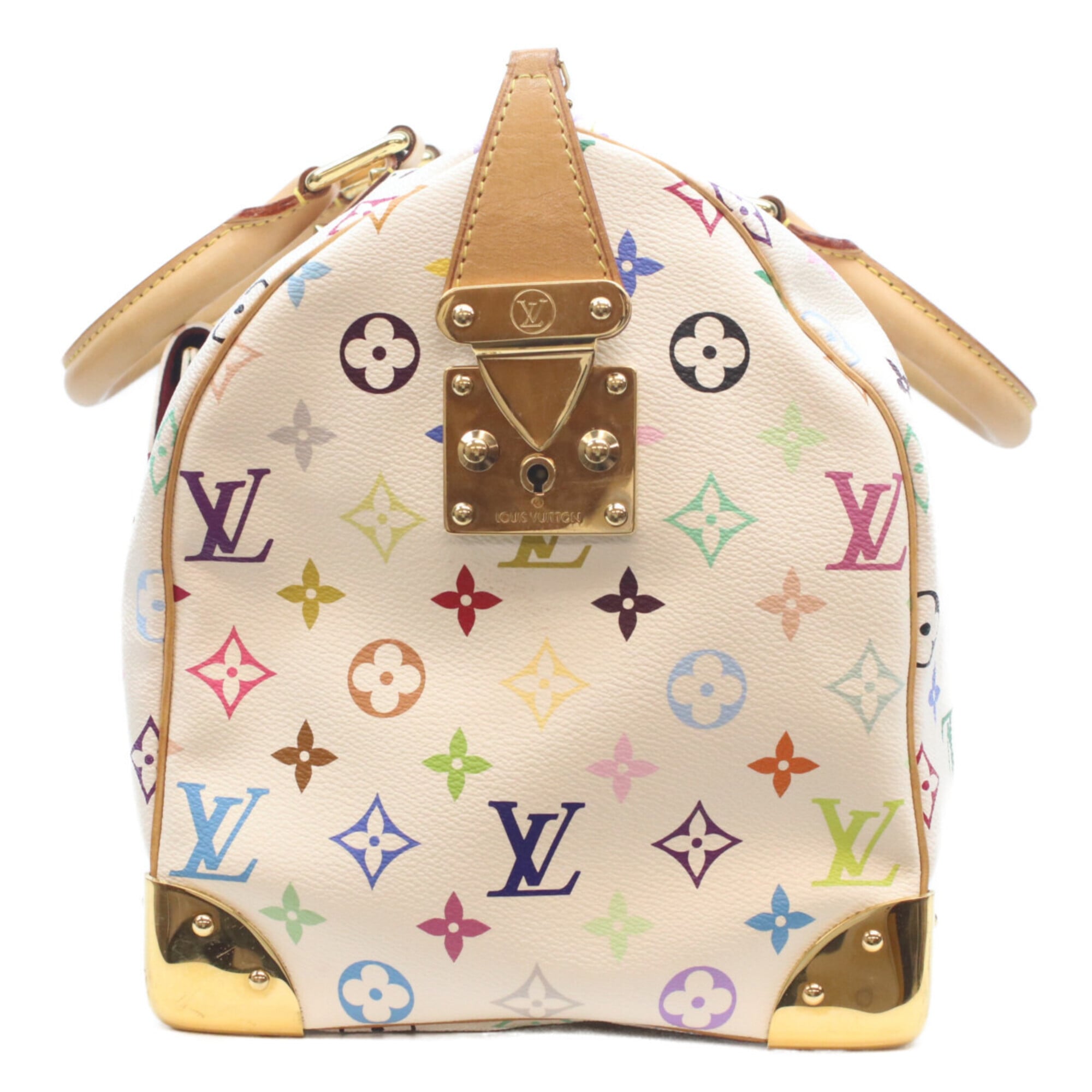 Louis Vuitton Monogram Multicolore Blanc White Monogram Multicolore Boston Bag (Pre-Owned)