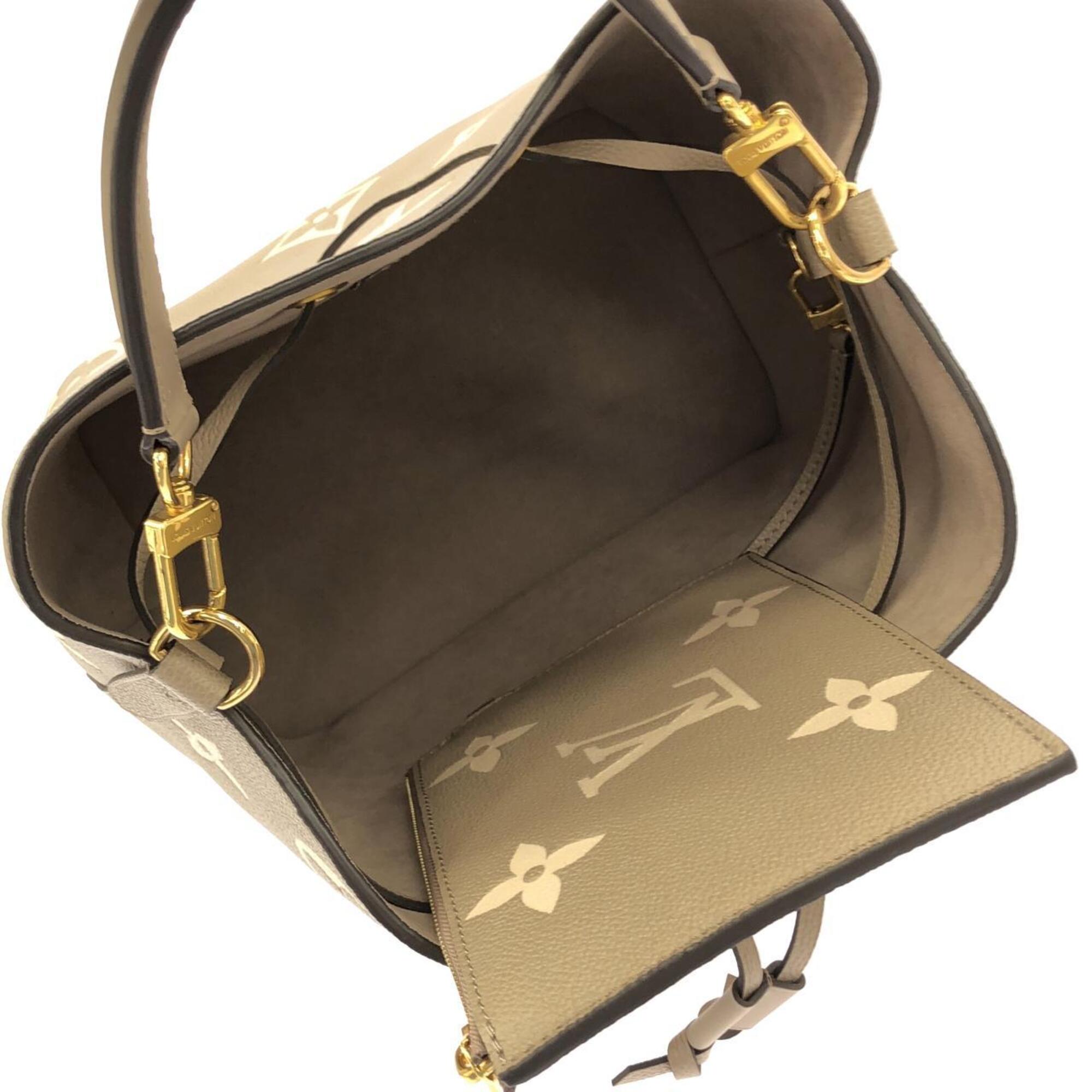 Louis Vuitton Tourterelle Leather Shoulder Bag (Pre-Owned)