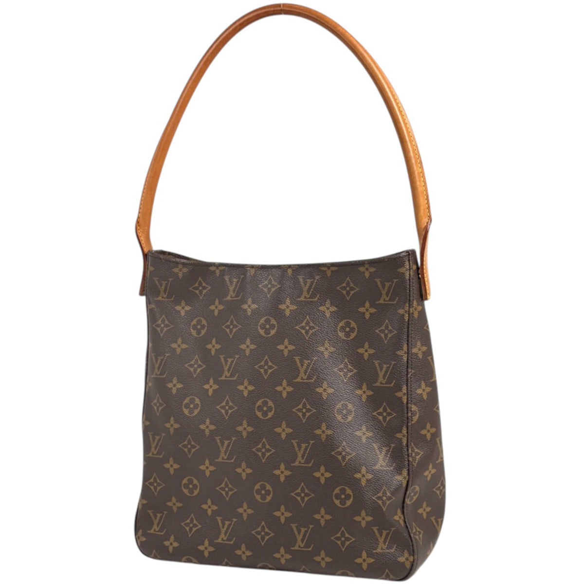 Louis Vuitton Brown Monogram Shoulder Bag (Pre-Owned)