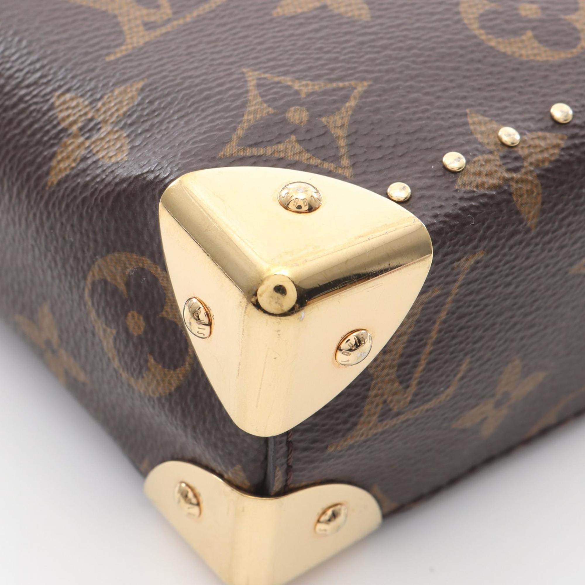 Louis Vuitton Brown Monogram Reverse Coated Canvas Leather Handbag (Pre-Owned)