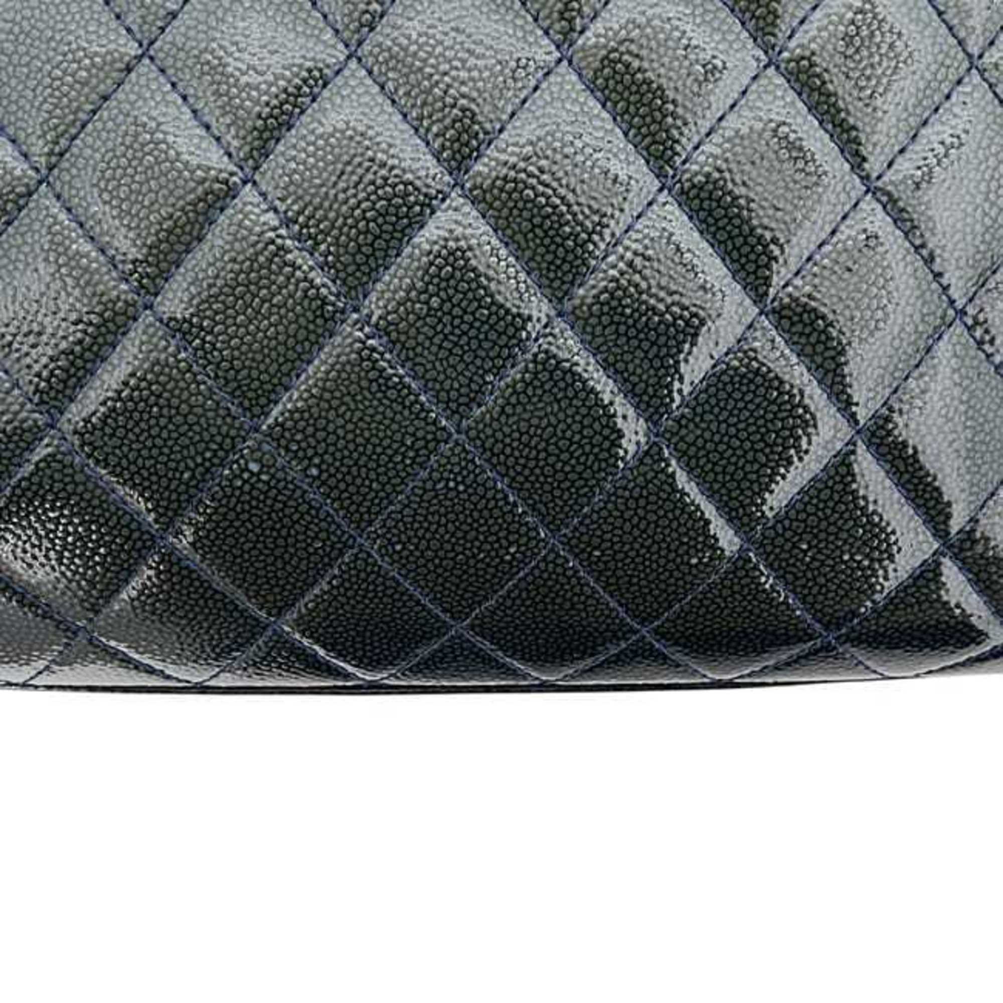 Chanel Green Patent Leather Tote Bag (Pre-Owned)