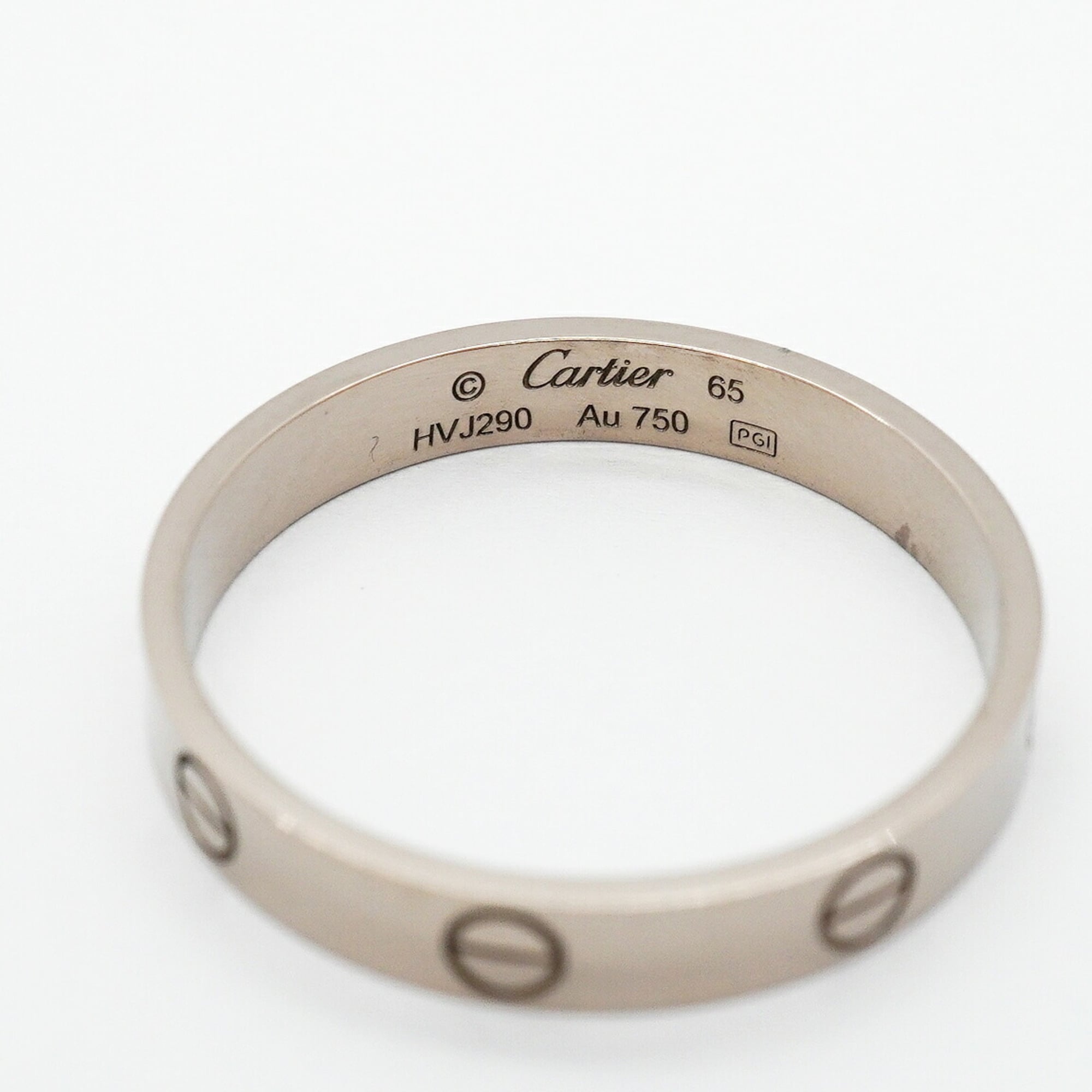 Cartier White Gold (18K) Band Ring (Pre-Owned)