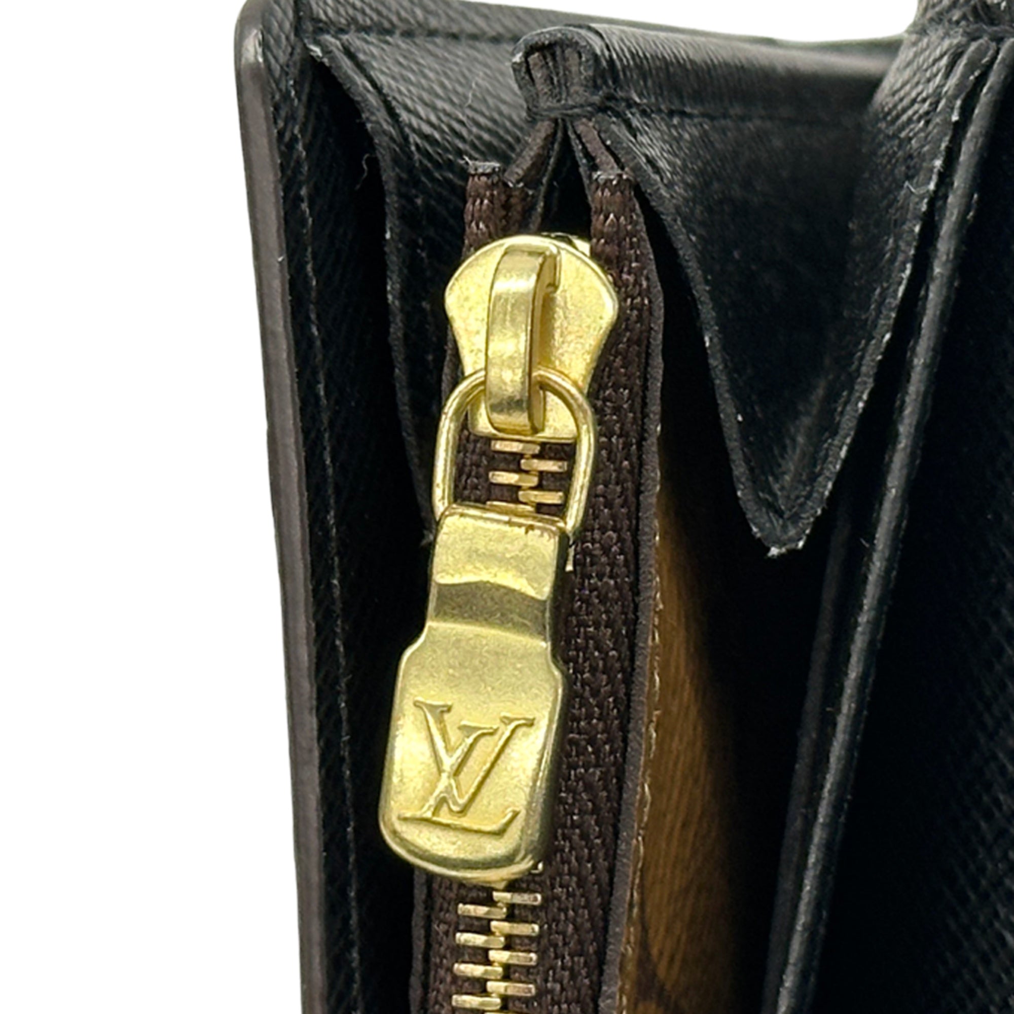 Louis Vuitton Brown Monogram Canvas Long Wallet (Bi-Fold) (Pre-Owned)