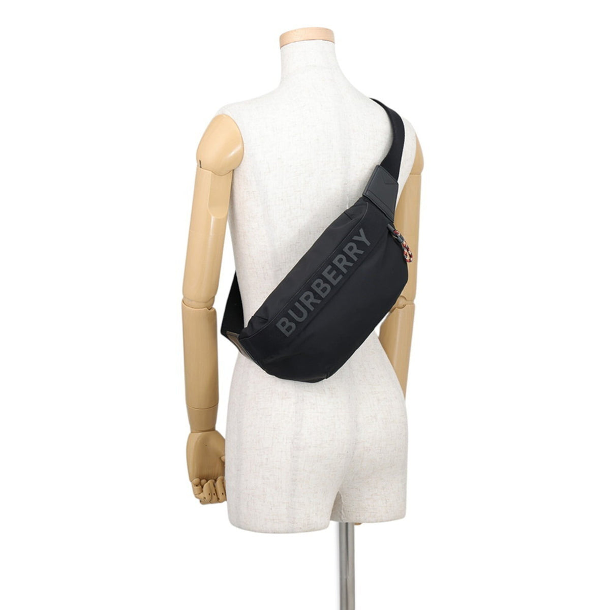 Burberry Black Nylon Handbag Sling Bag (Pre-Owned)