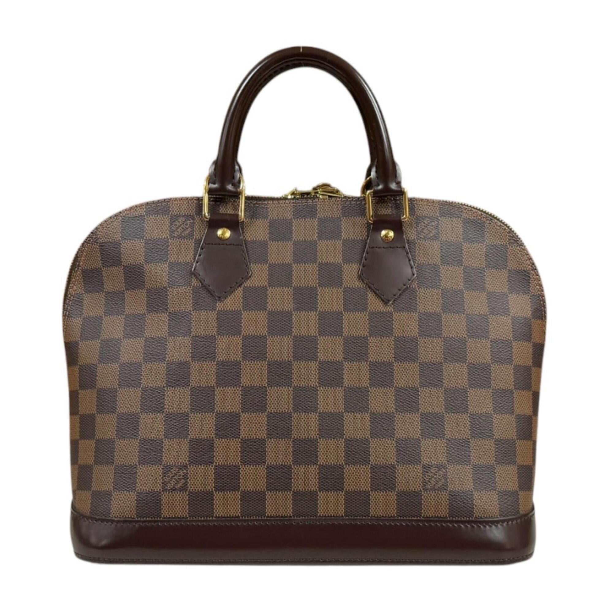 Louis Vuitton Damier Brown Damier Canvas Handbag (Pre-Owned)