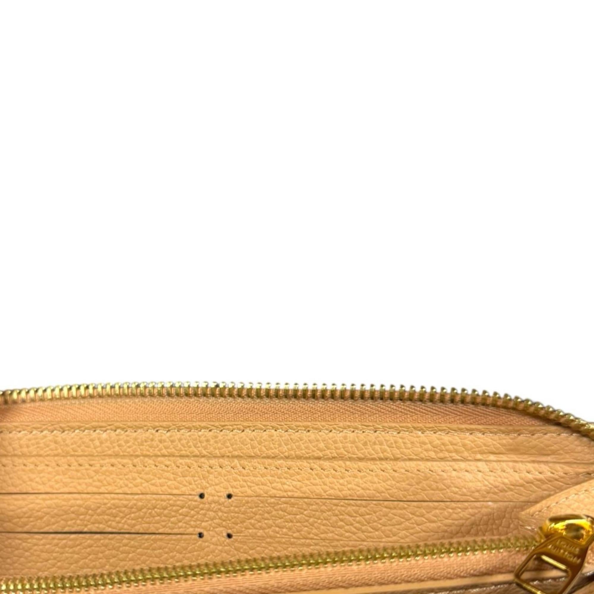 Louis Vuitton Monogram Empreinte Beige Galle Or Monogram Empreinte Coin Purse/Coin Case (Pre-Owned)