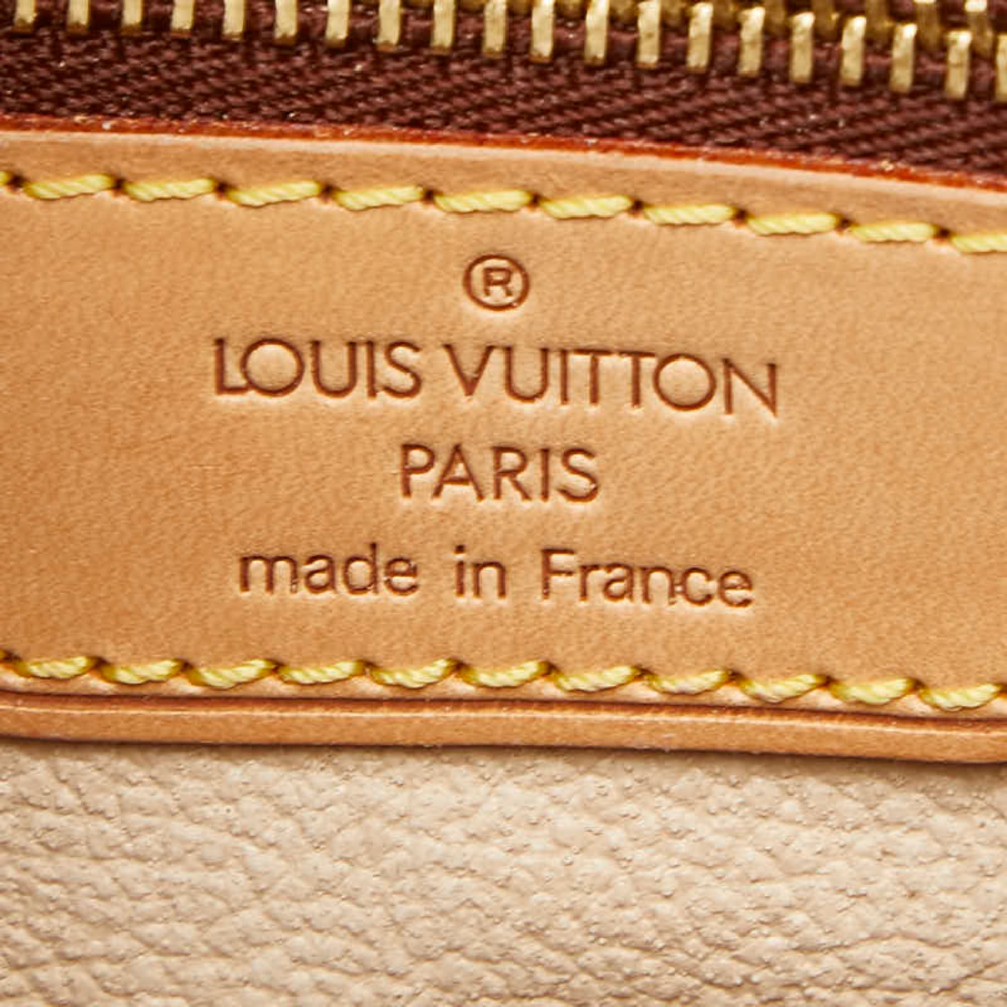 Louis Vuitton Brown Pvc Leather Shoulder Bag Tote Bag (Pre-Owned)