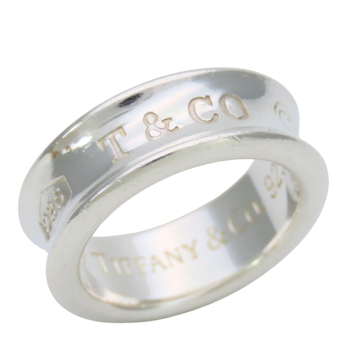 Tiffany Silver Silver 925 Band Ring (Pre-Owned)