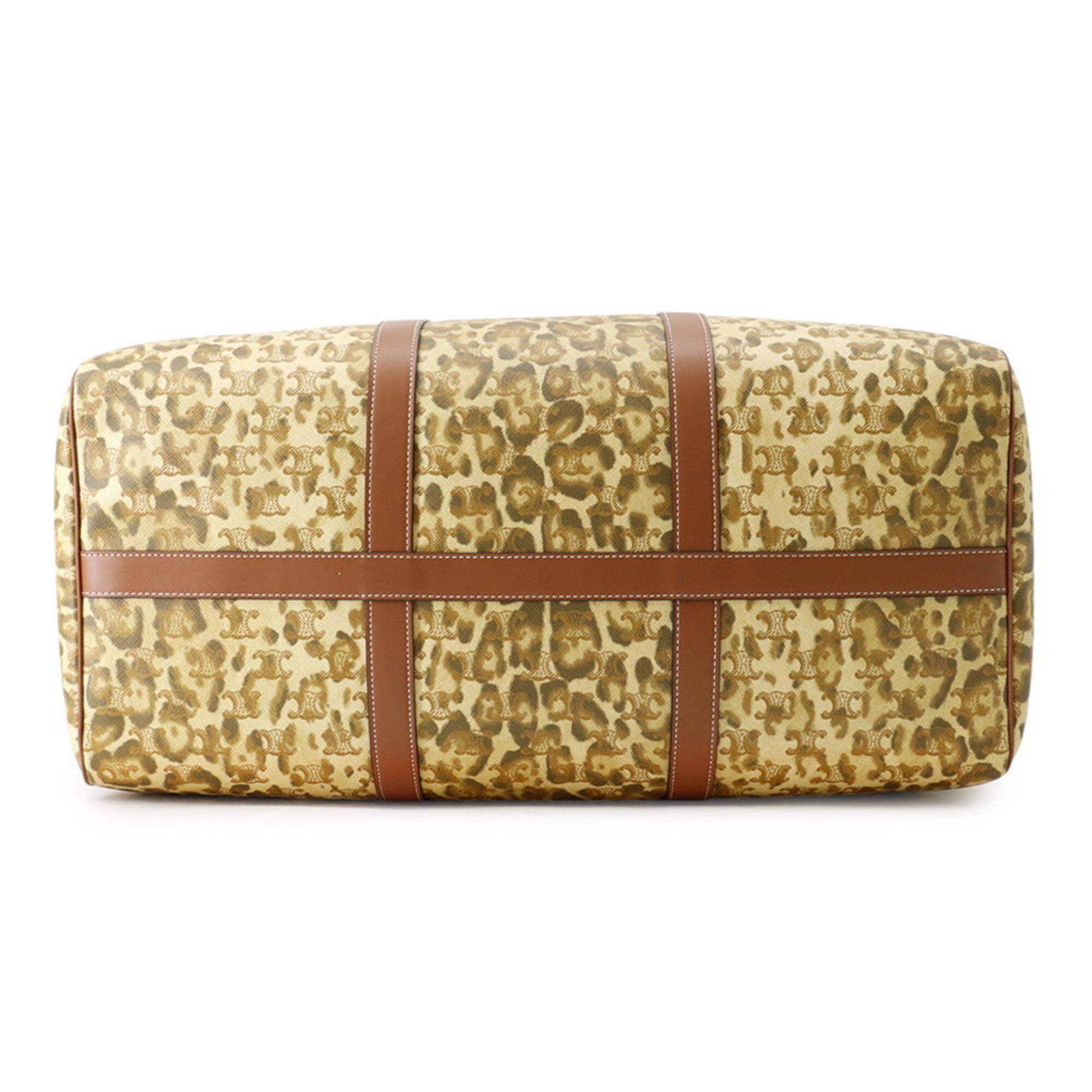 Celine Brown Pvc Leather Boston Bag (Pre-Owned)