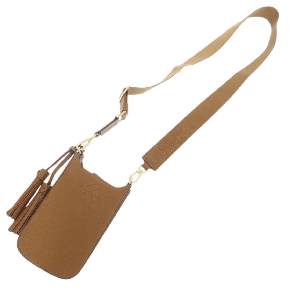 Tory Burch Brown Leather Shoulder Bag (Pre-Owned)