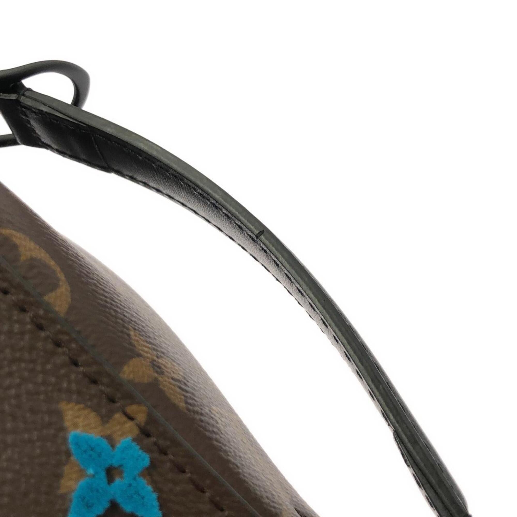 Louis Vuitton Marron Turquoise Coated Canvas Shoulder Bag (Pre-Owned)