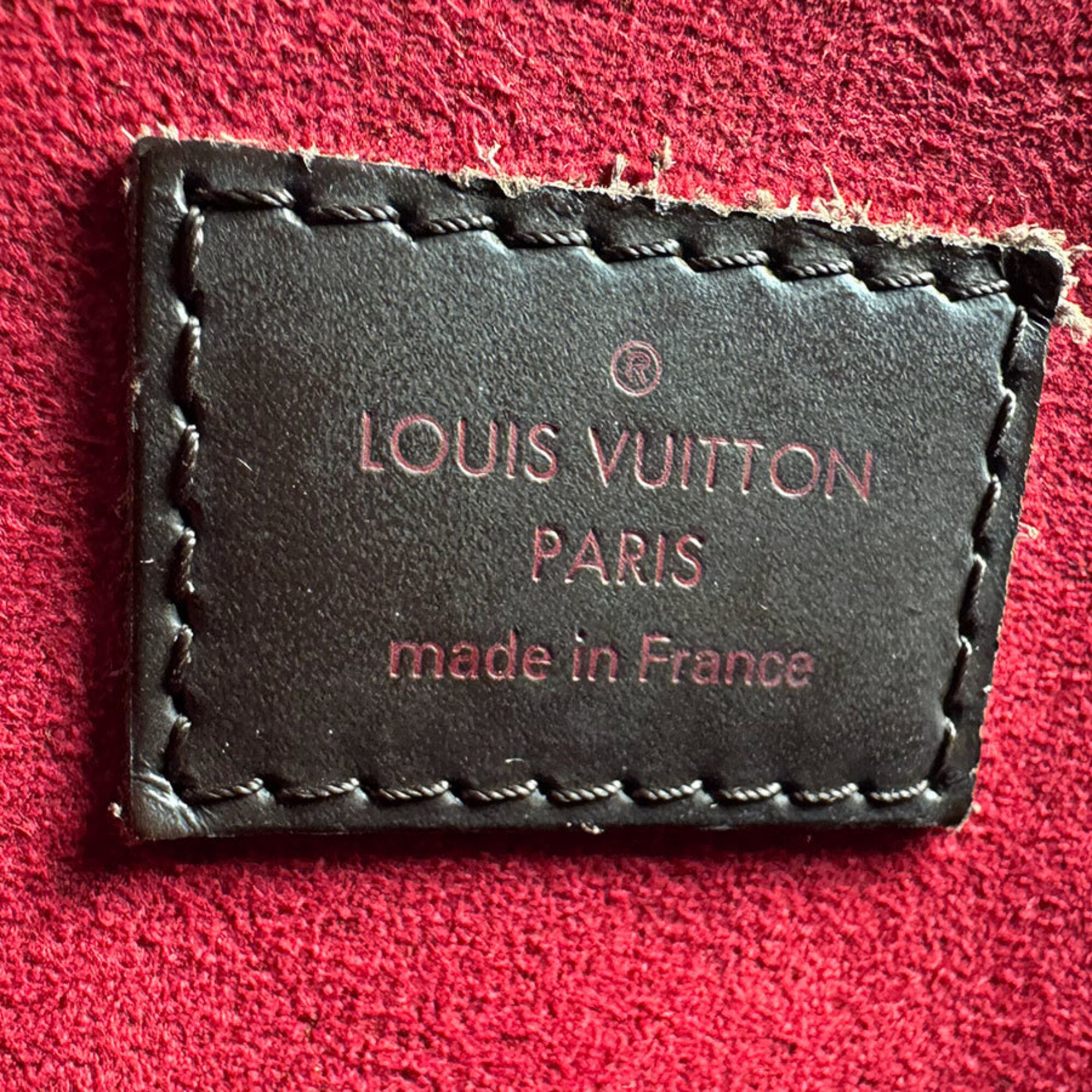 Louis Vuitton Damier Canvas Ebene Damier Canvas Handbag Shoulder Bag (Pre-Owned)