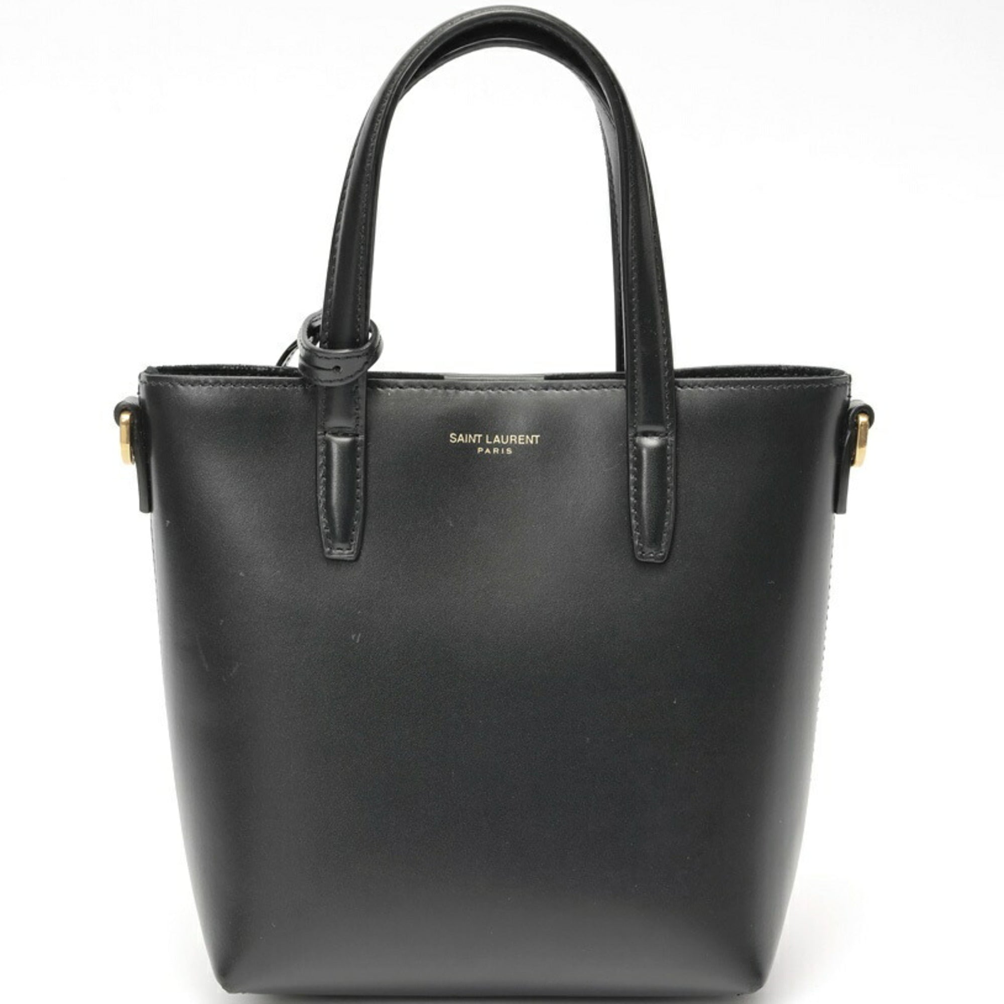 Saint Laurent Black Leather Shoulder Bag (Pre-Owned)