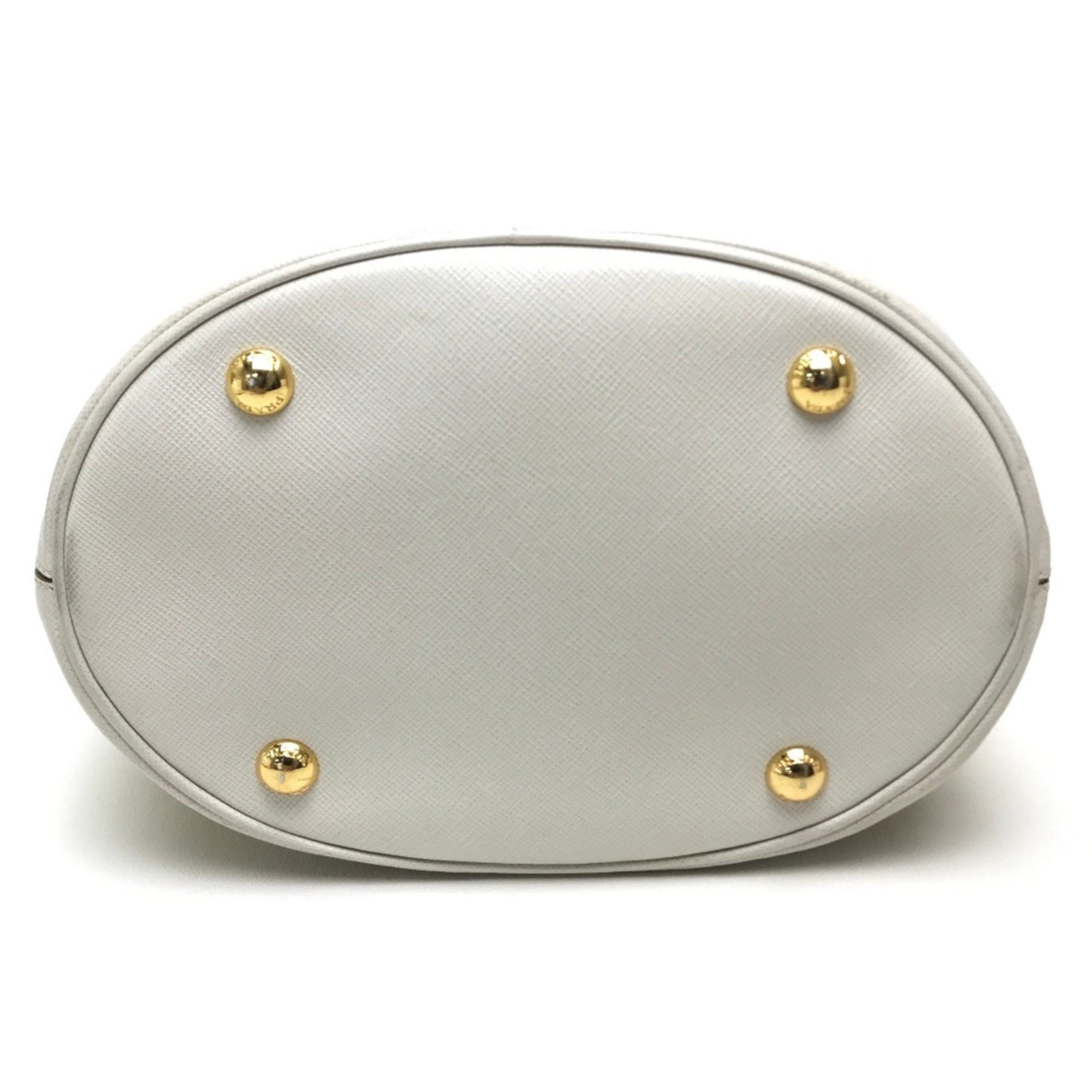 Prada Yellow Leather Shoulder Bag (Pre-Owned)