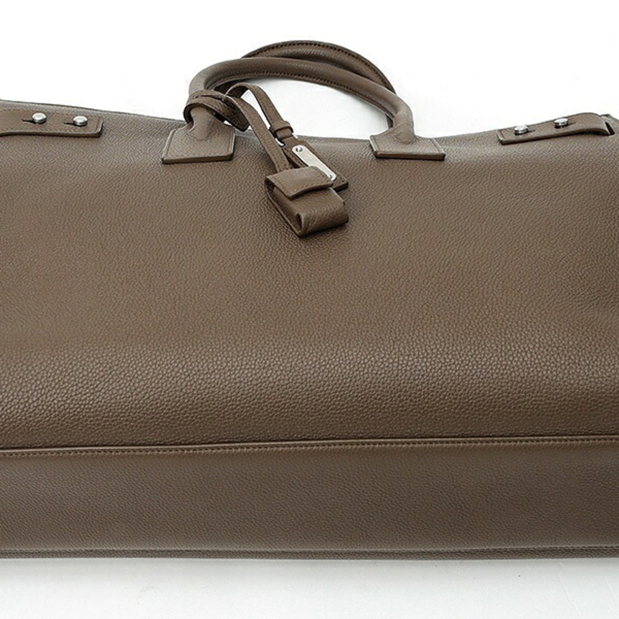 Saint Laurent Brown Leather Handbag (Pre-Owned)