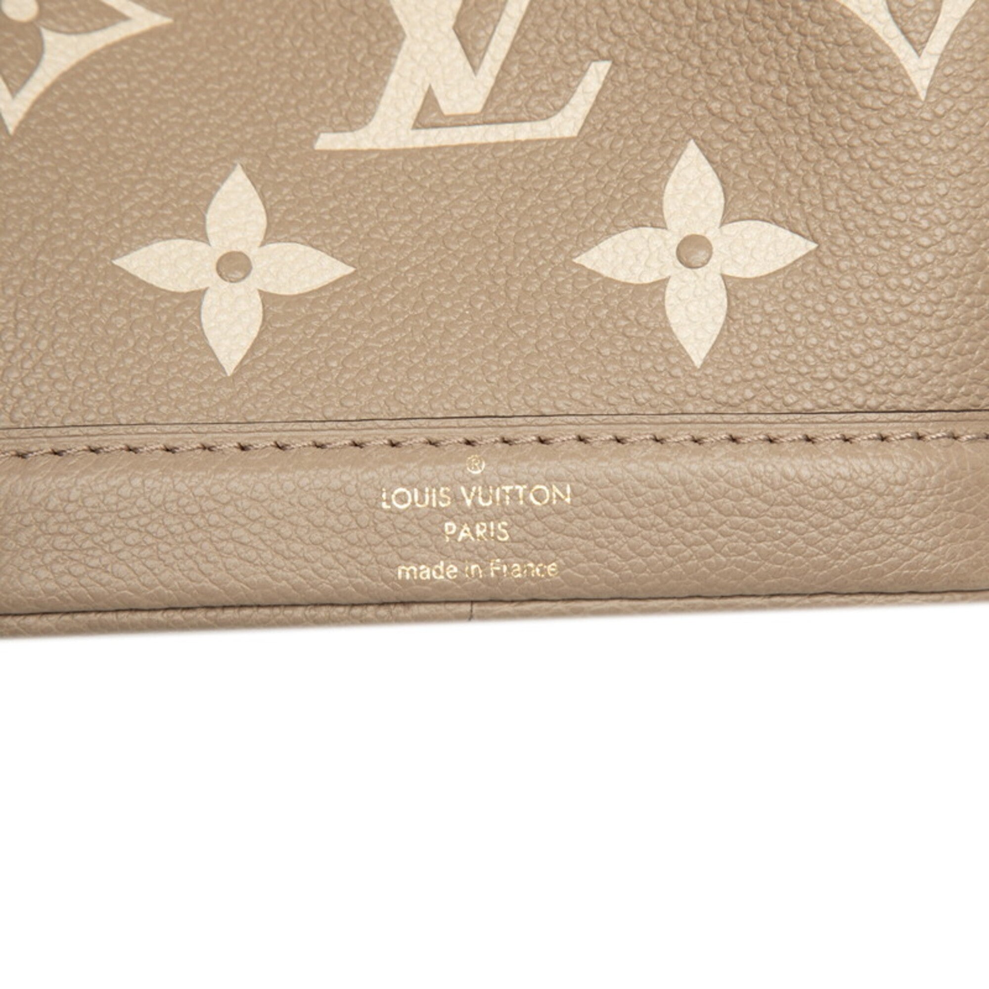 Louis Vuitton Beige Monogram Leather Handbag (Pre-Owned)