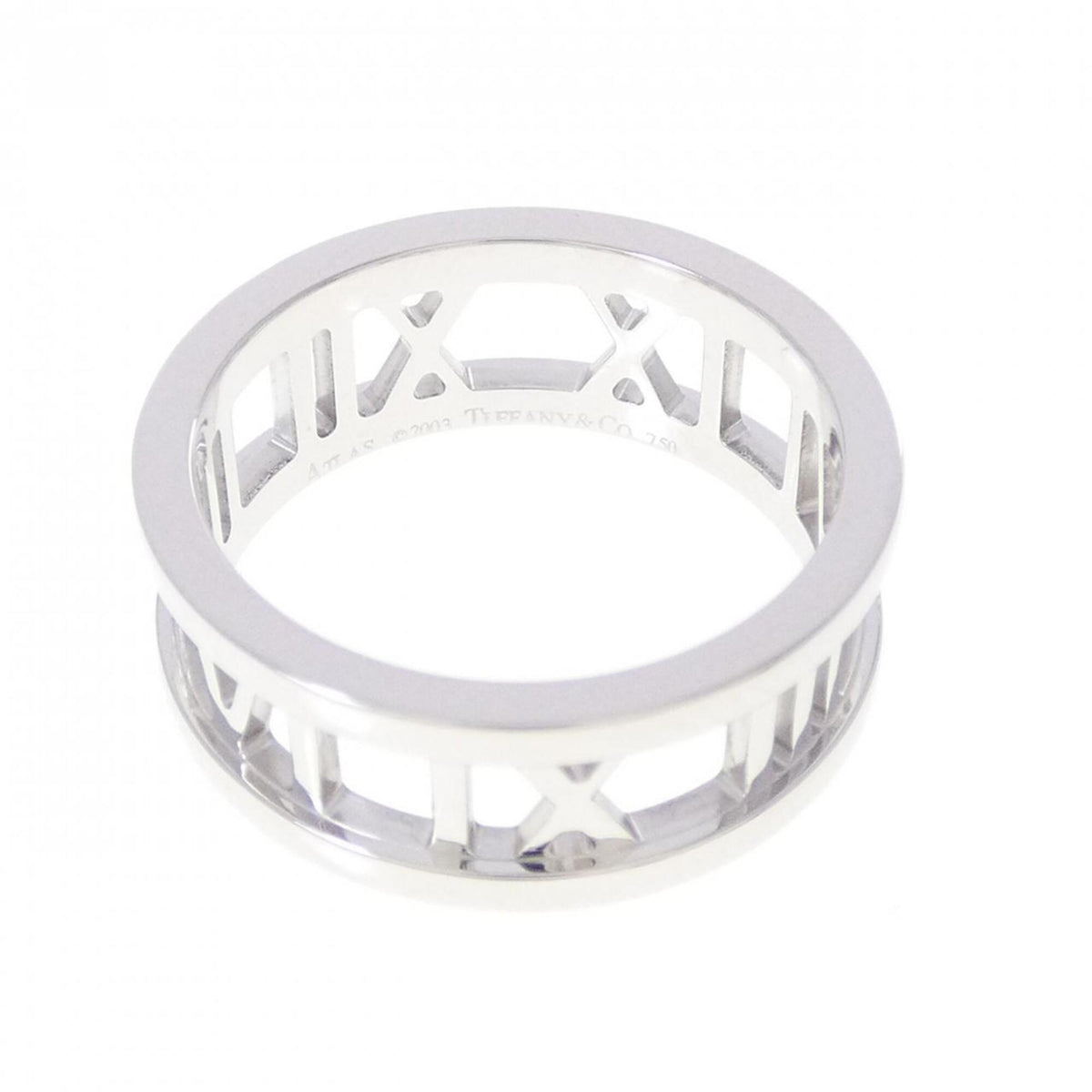 Tiffany White Gold White Gold (18K) Band Ring (Pre-Owned)