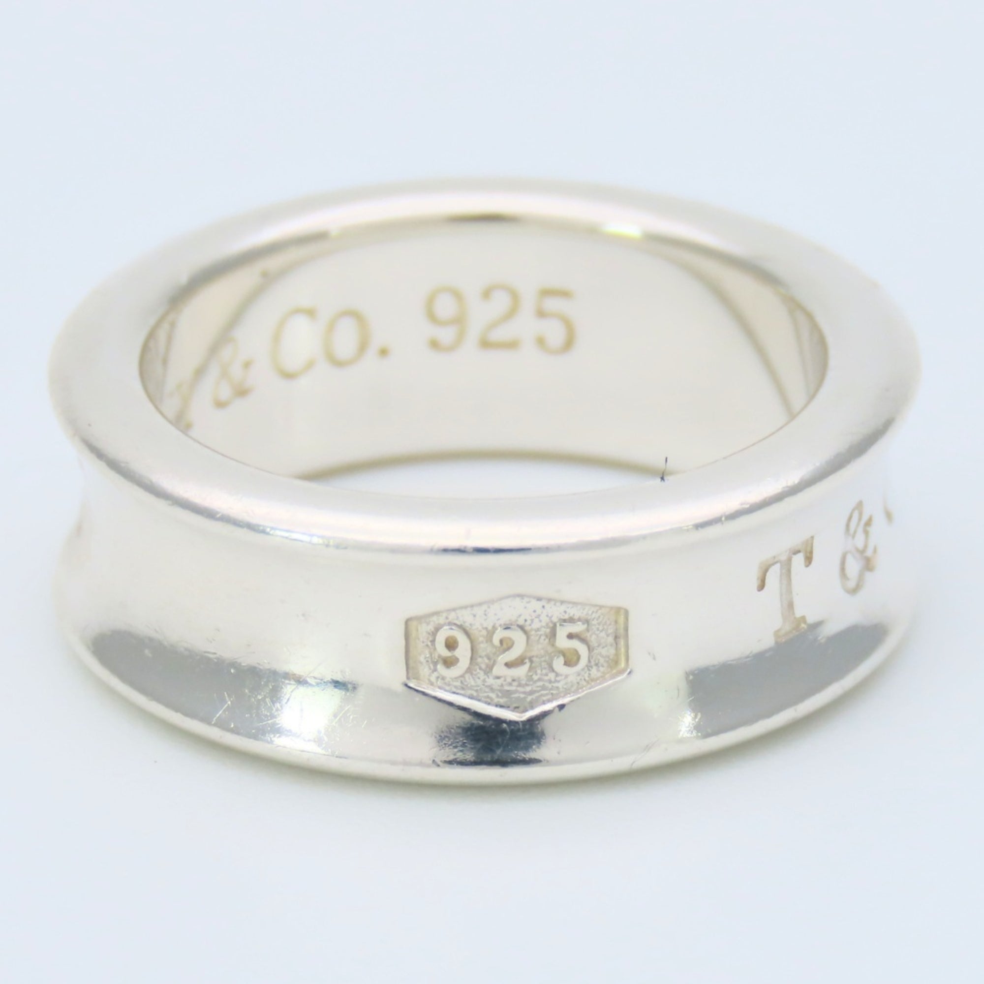 Tiffany Silver Silver 925 Band Ring (Pre-Owned)