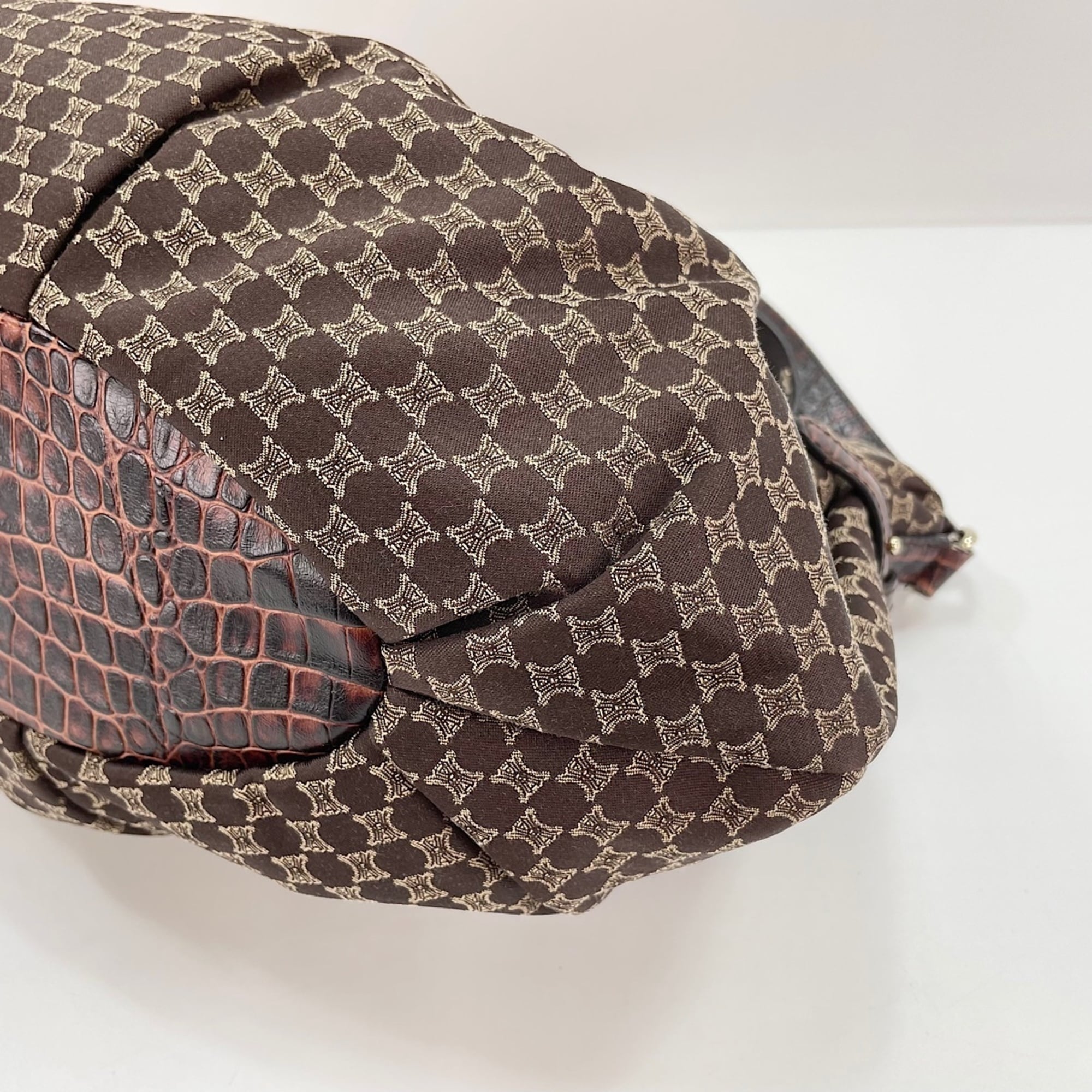 Celine Macadam Brown Handbag (Pre-Owned)