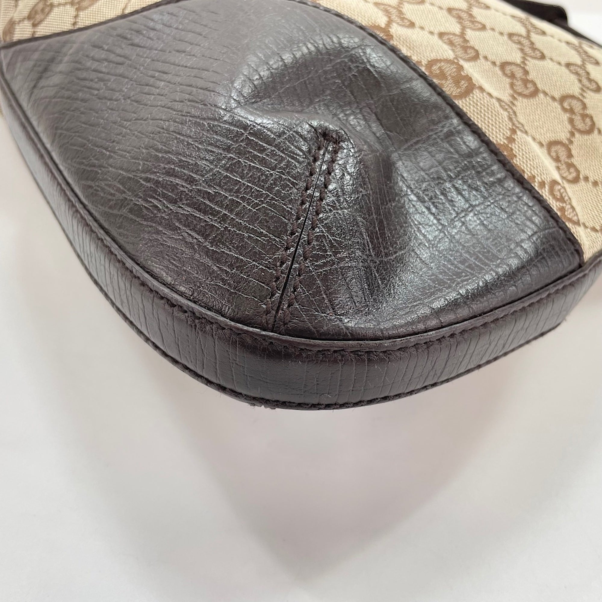 Gucci Sherry Line Brown Shoulder Bag (Pre-Owned)