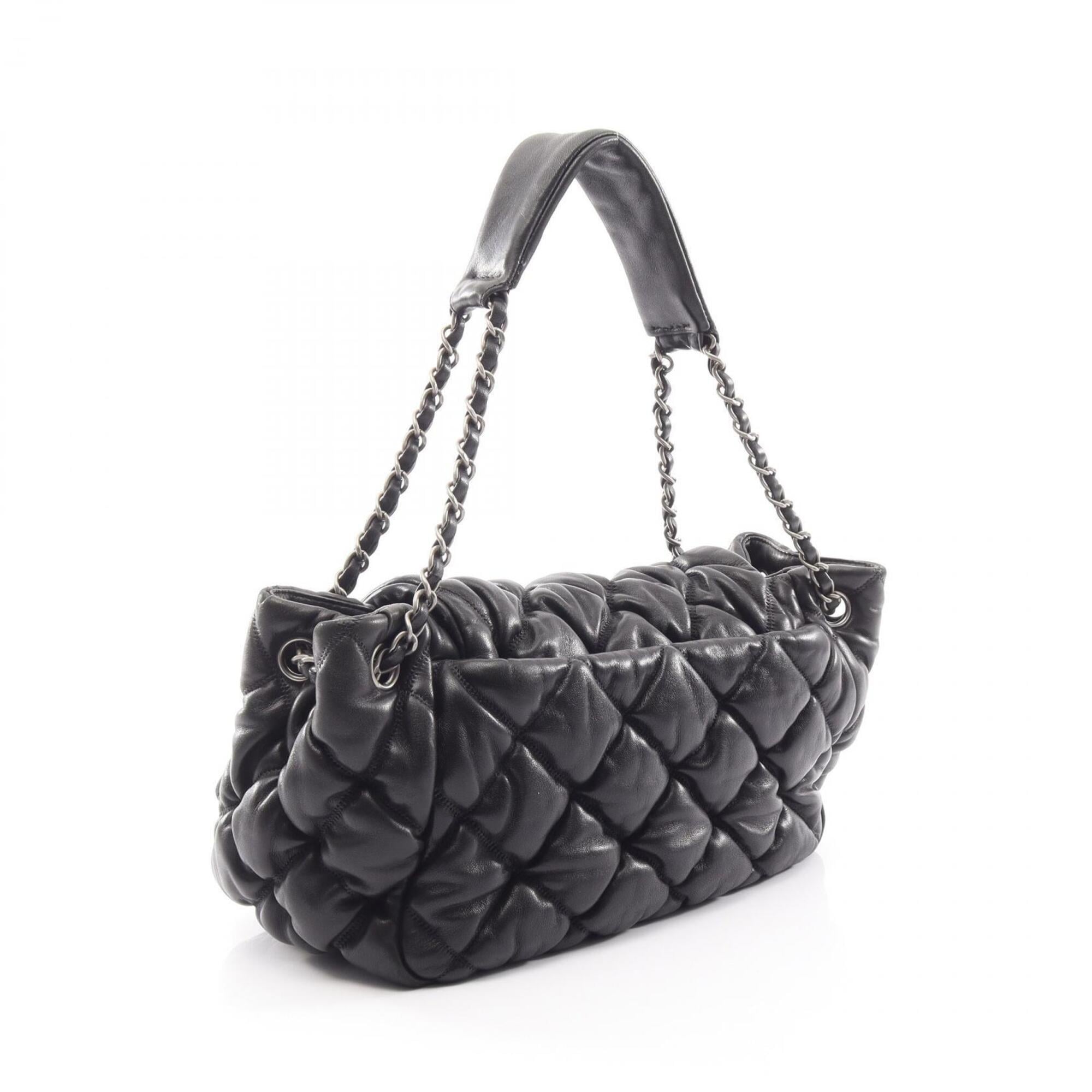 Chanel Black Handbag Shoulder Bag (Pre-Owned)