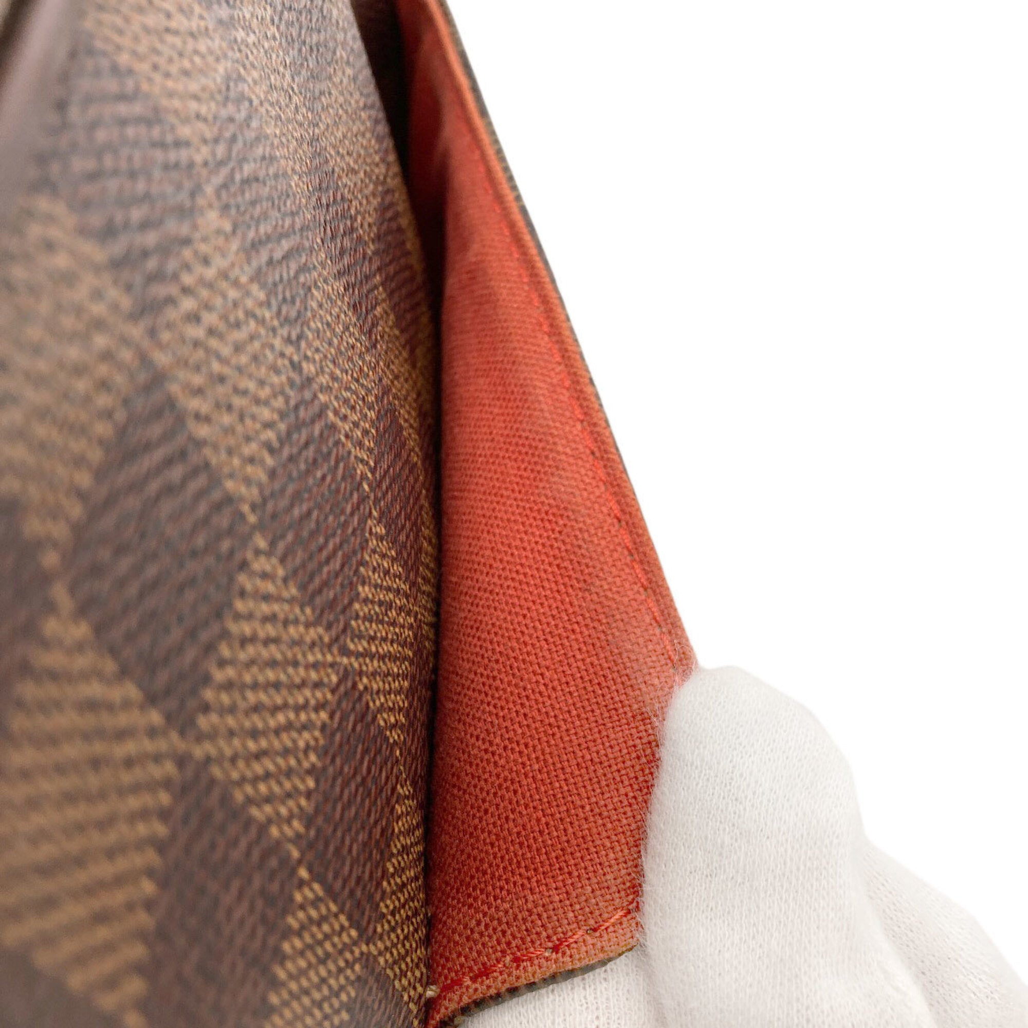 Louis Vuitton Damier Canvas Ebene Damier Canvas Shoulder Bag (Pre-Owned)