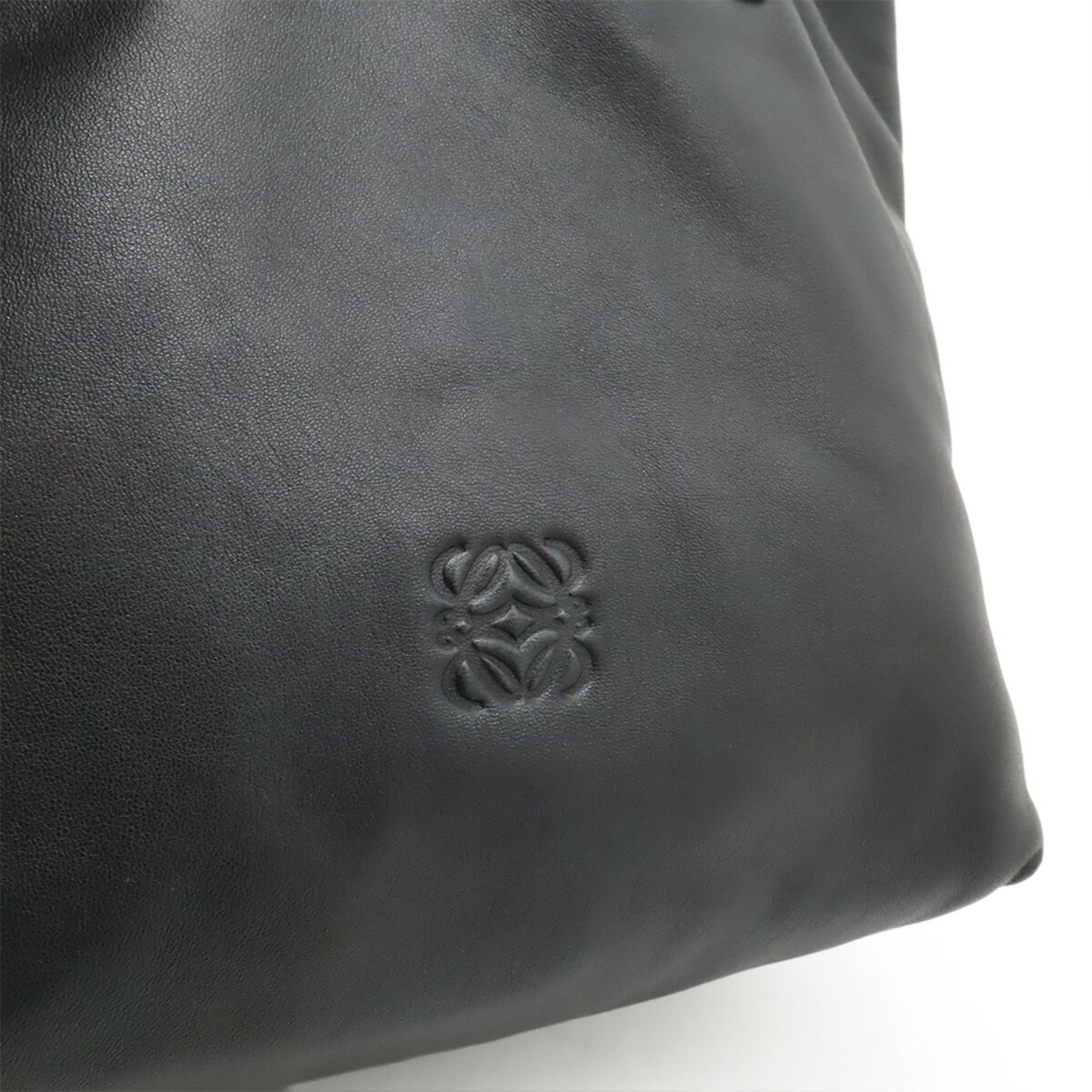 Loewe Black Nappa Leather Leather Handbag Tote Bag (Pre-Owned)