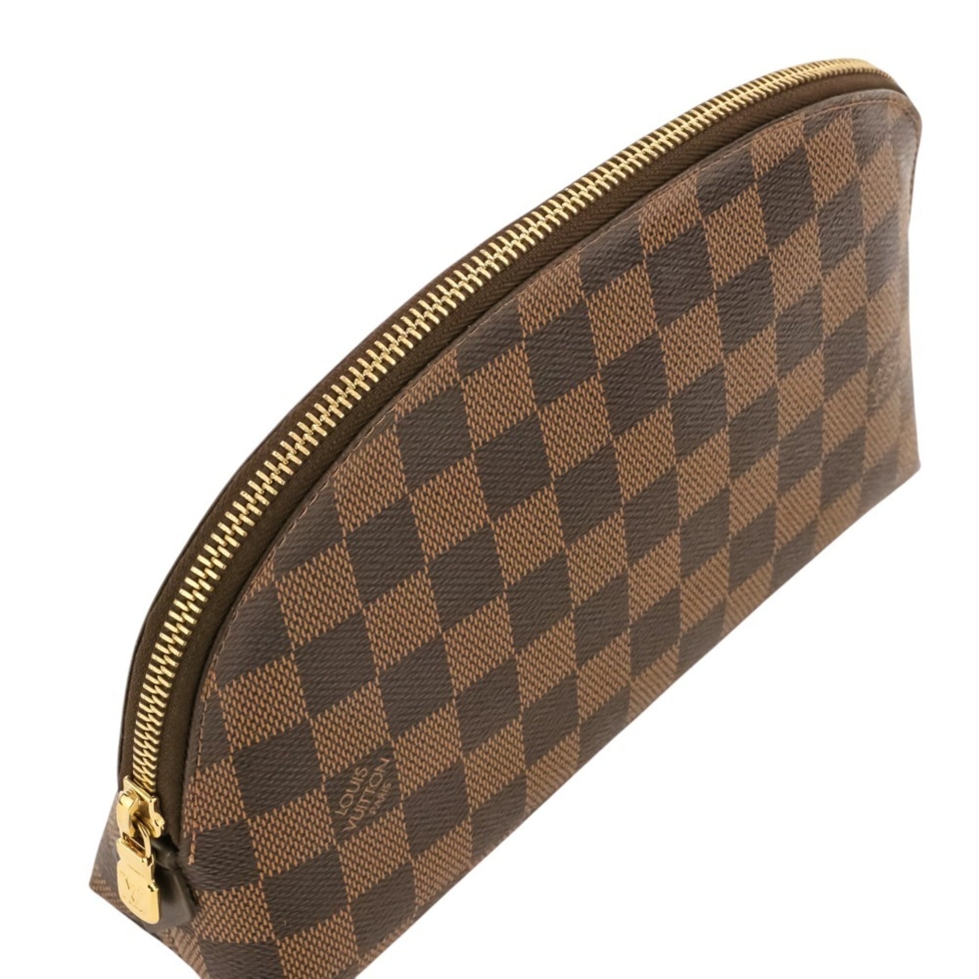 Louis Vuitton Brown Damier Canvas Handbag Pochette Pouch (Pre-Owned)