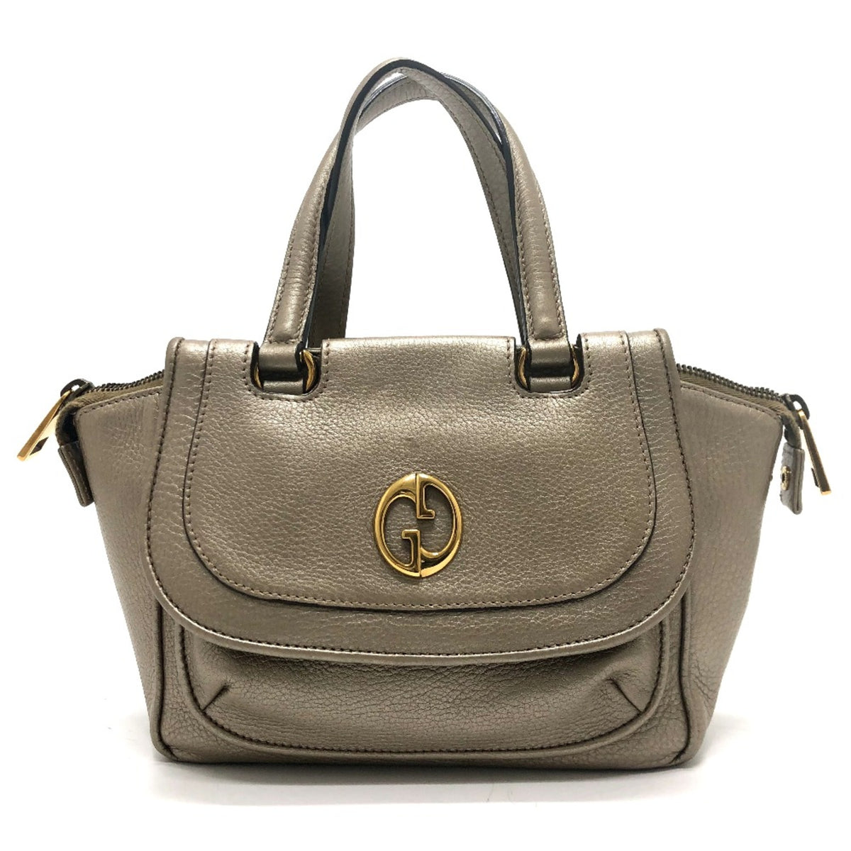 Gucci Gold Leather Handbag (Pre-Owned)
