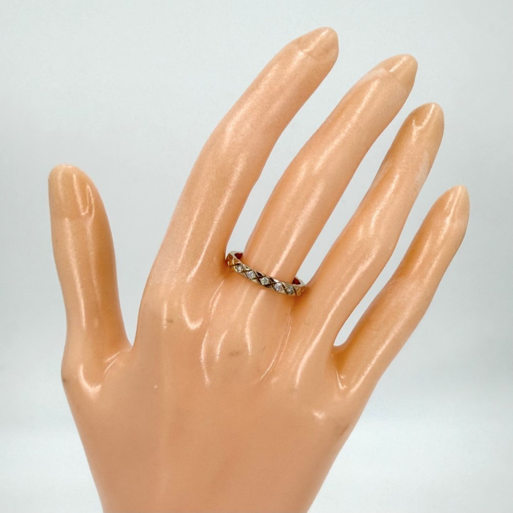 Chanel Pink Gold (18K) Band Ring (Pre-Owned)