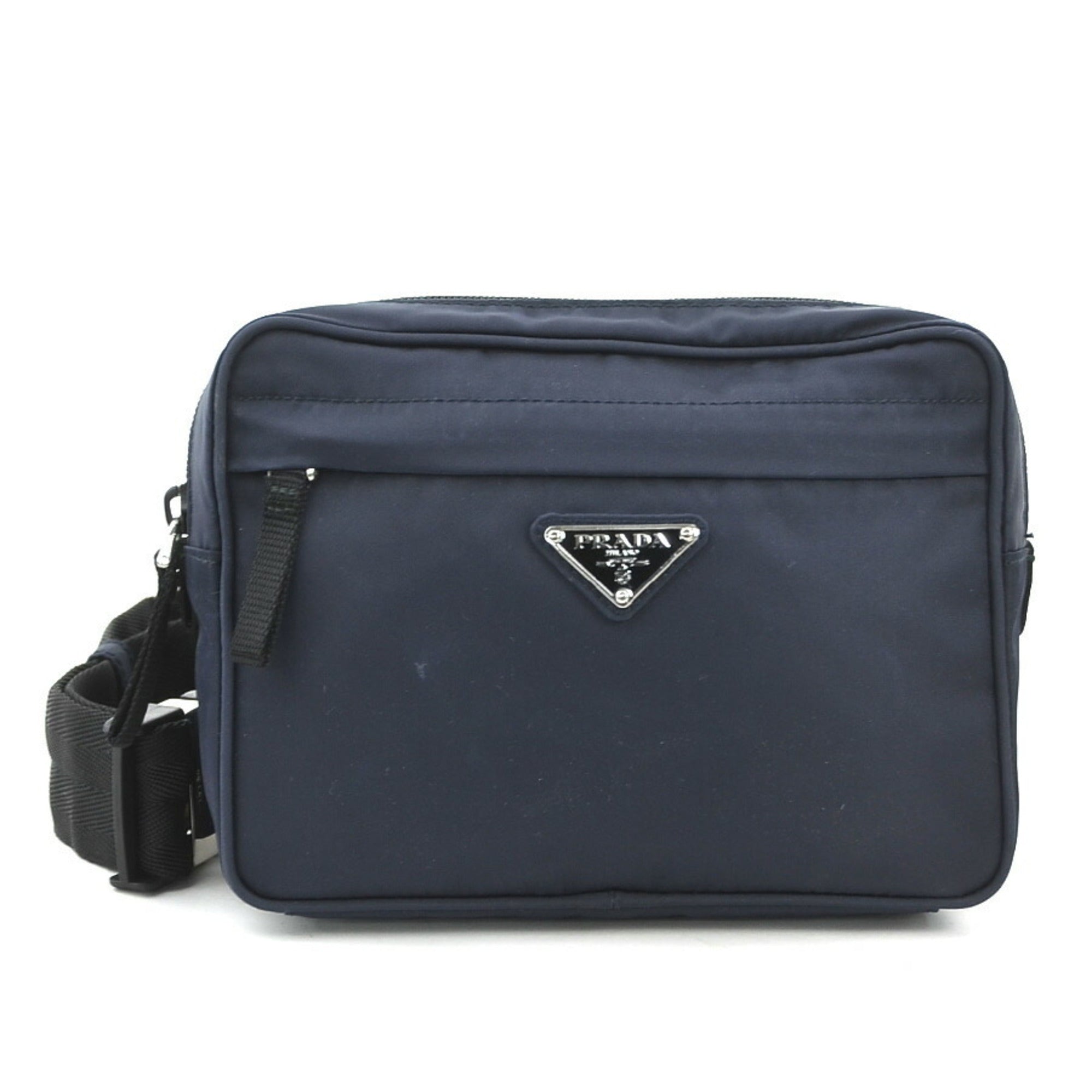 Prada Navy Nylon Fanny Pack Sling Bag (Pre-Owned)