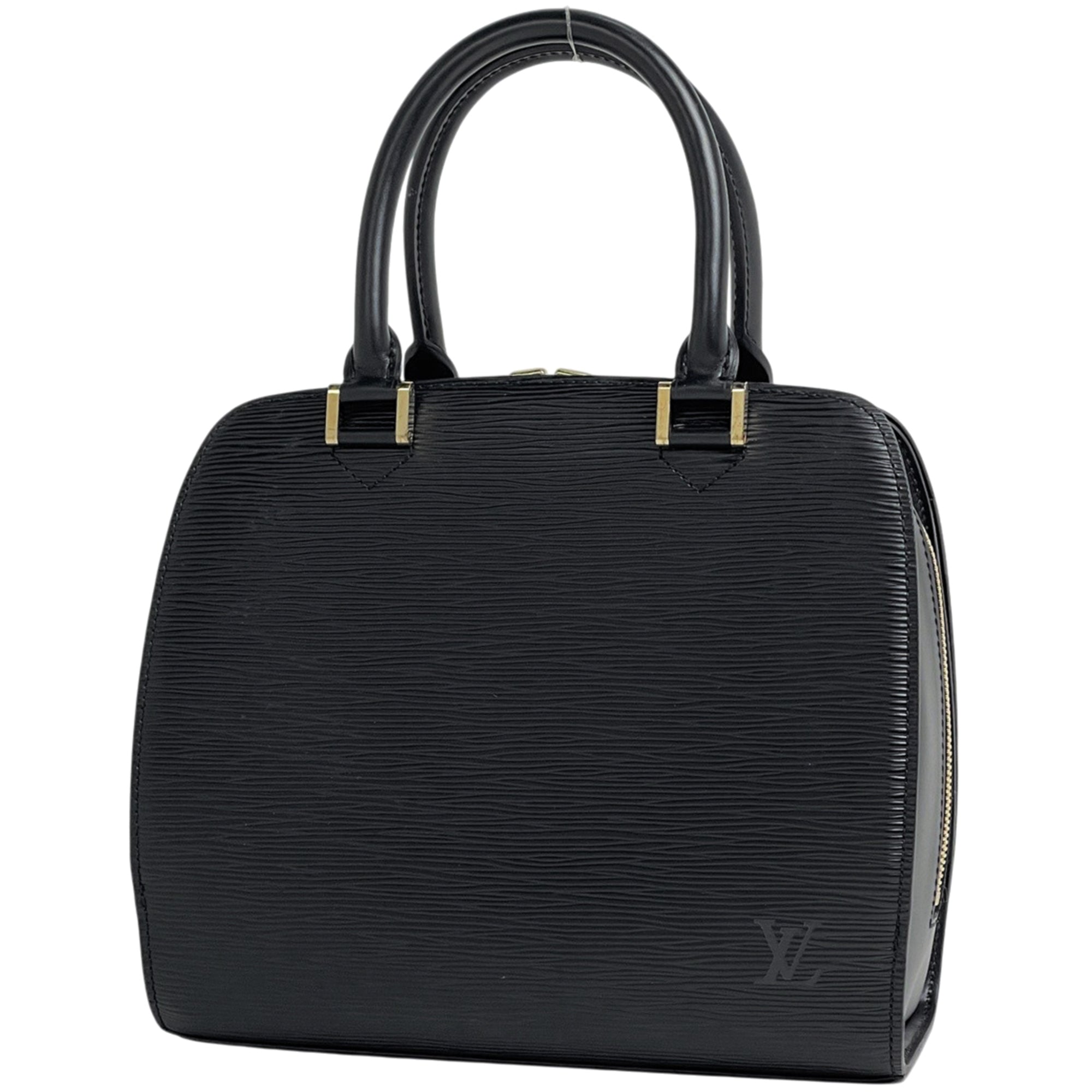 Louis Vuitton Black Noir Epi Leather Handbag (Pre-Owned)