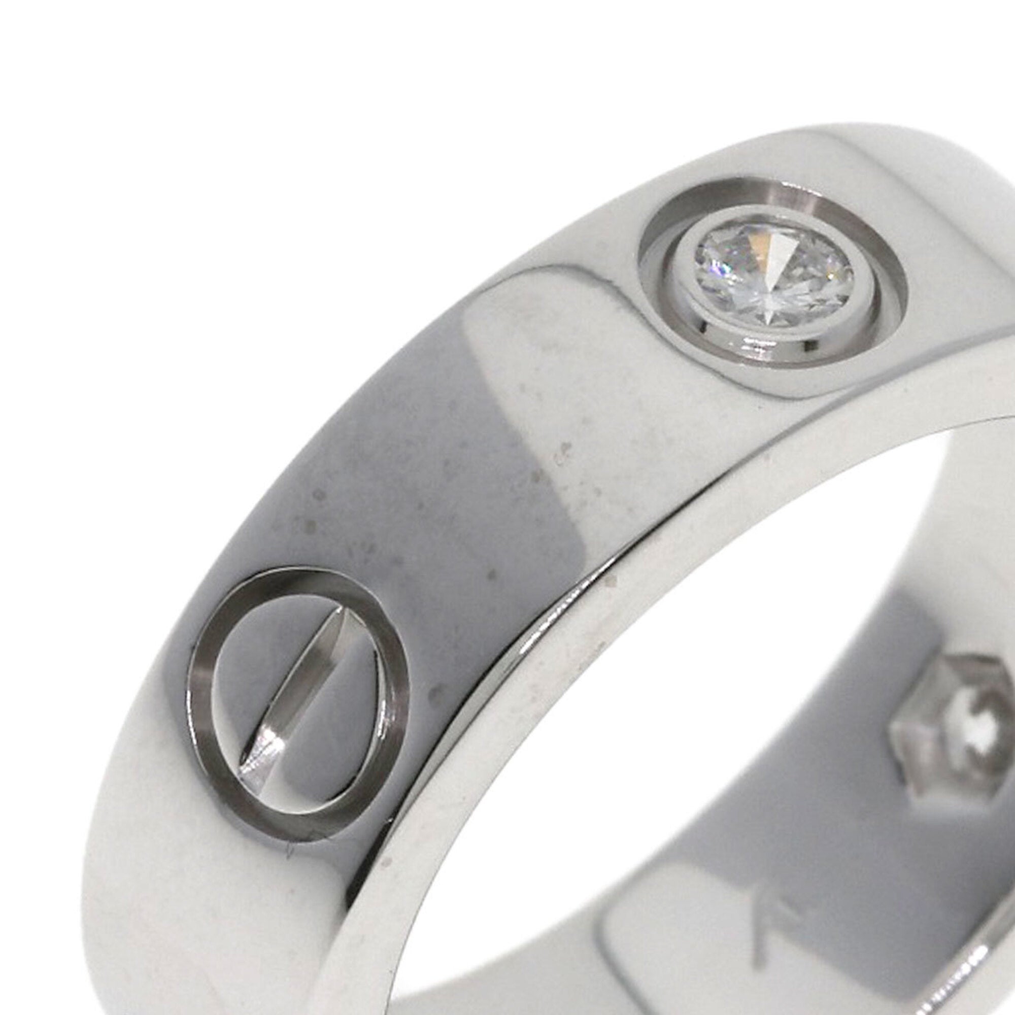 Cartier Love White Gold (18K) Band Ring (Pre-Owned)